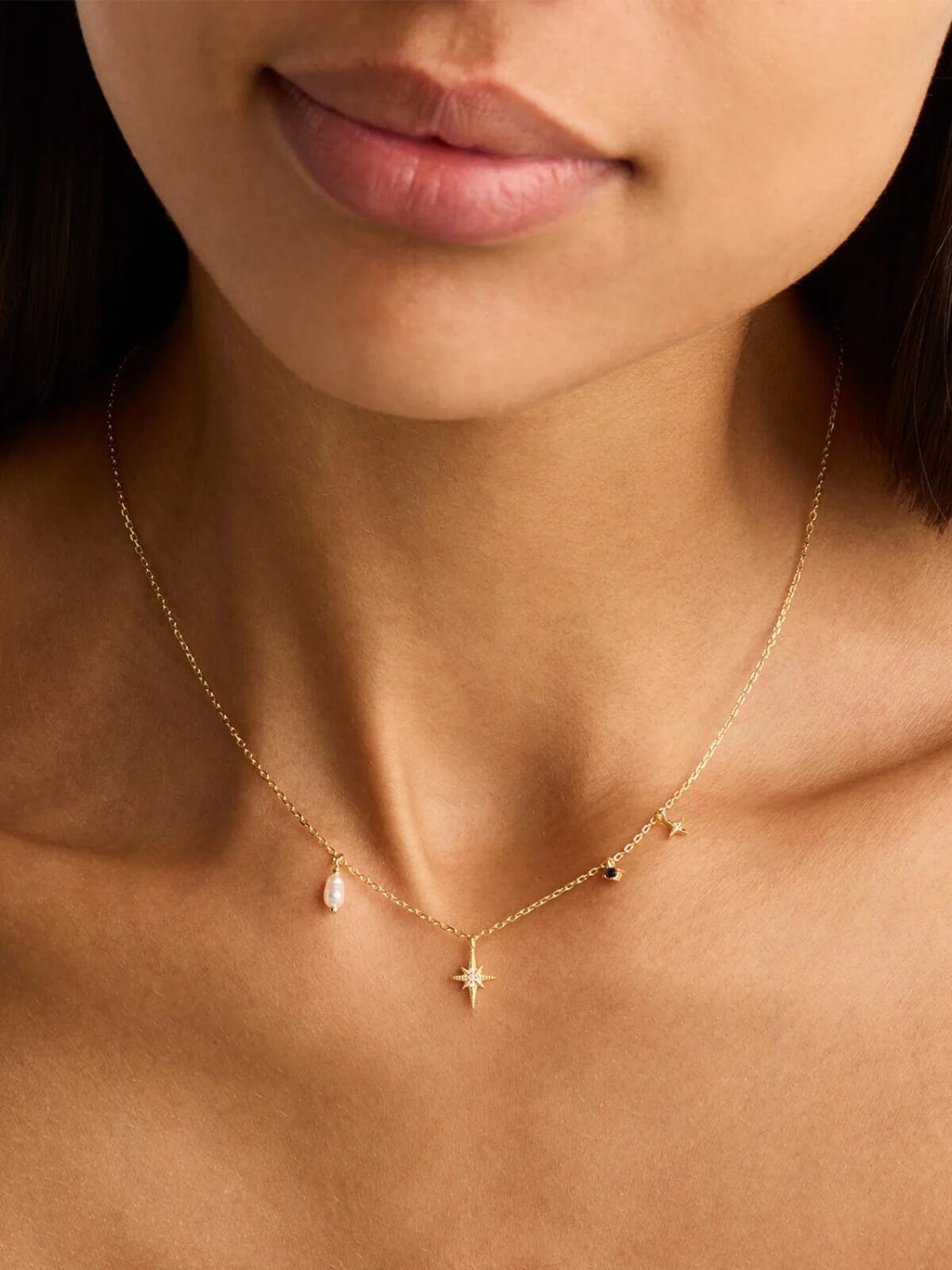 Stardust Choker - Gold Necklaces By Charlotte