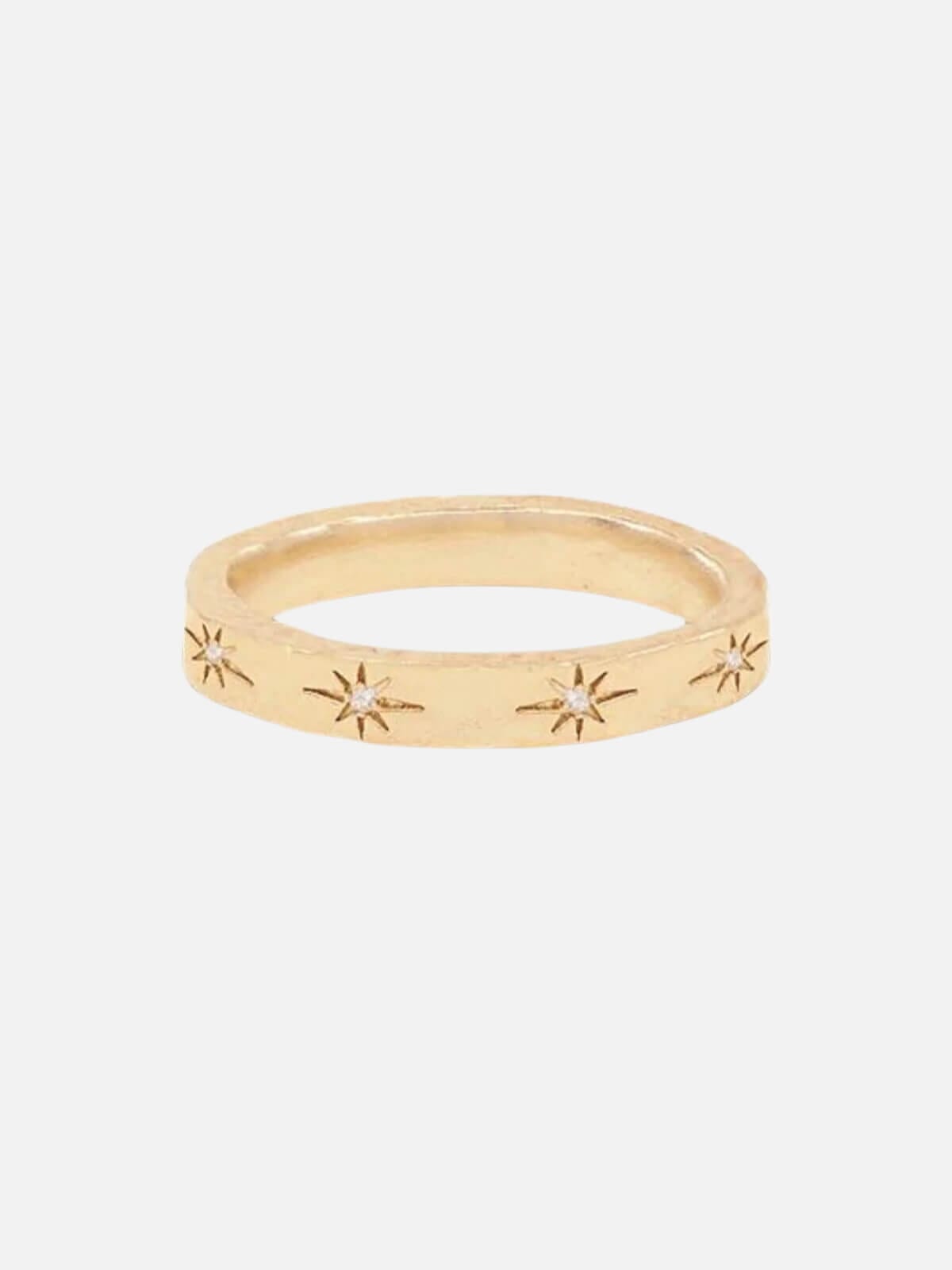 By Charlotte | Stardust Ring - Gold | Perlu