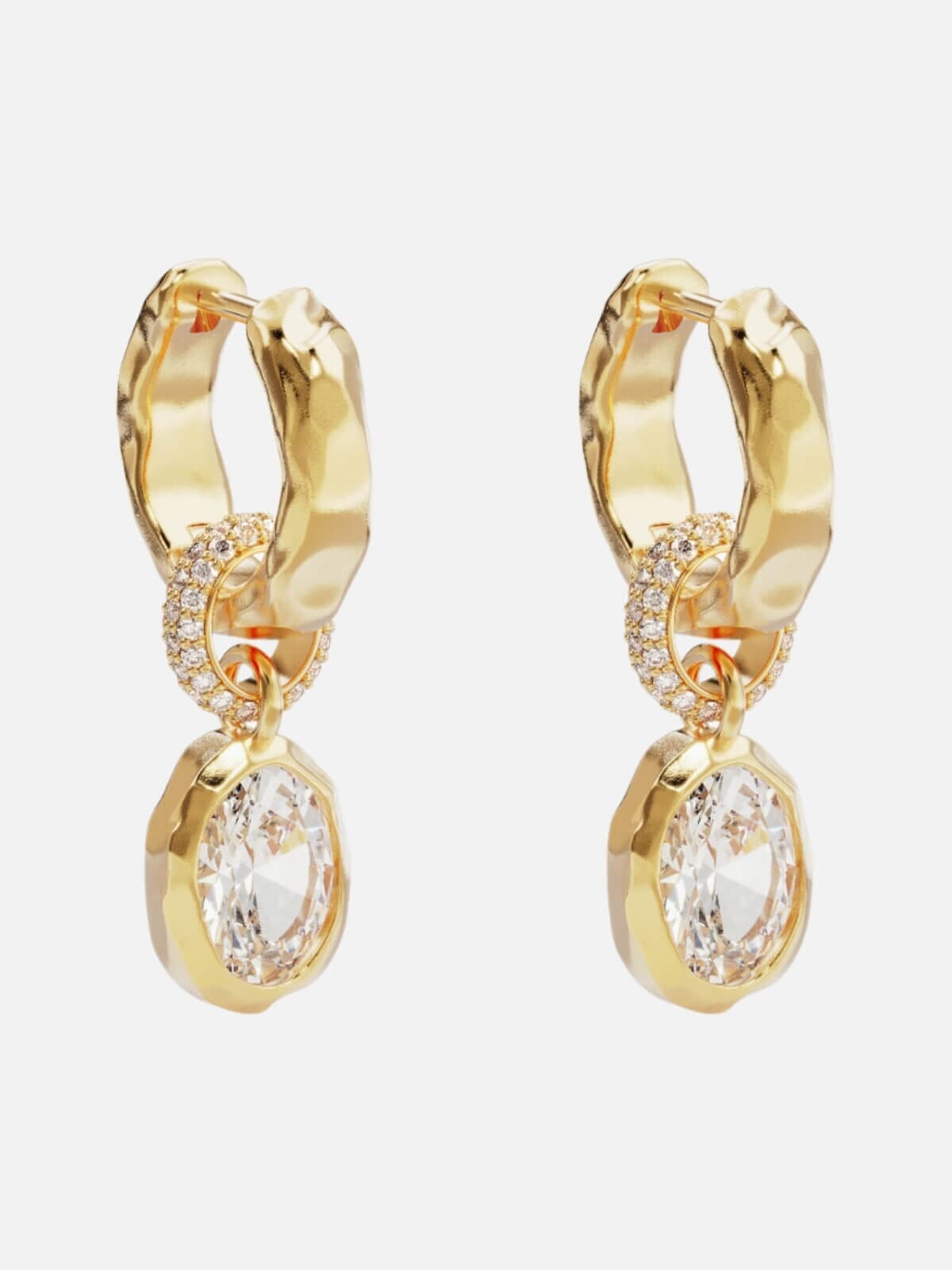 by charlotte | Stay Wild Hoops - 18k Gold Vermeil | Perlu