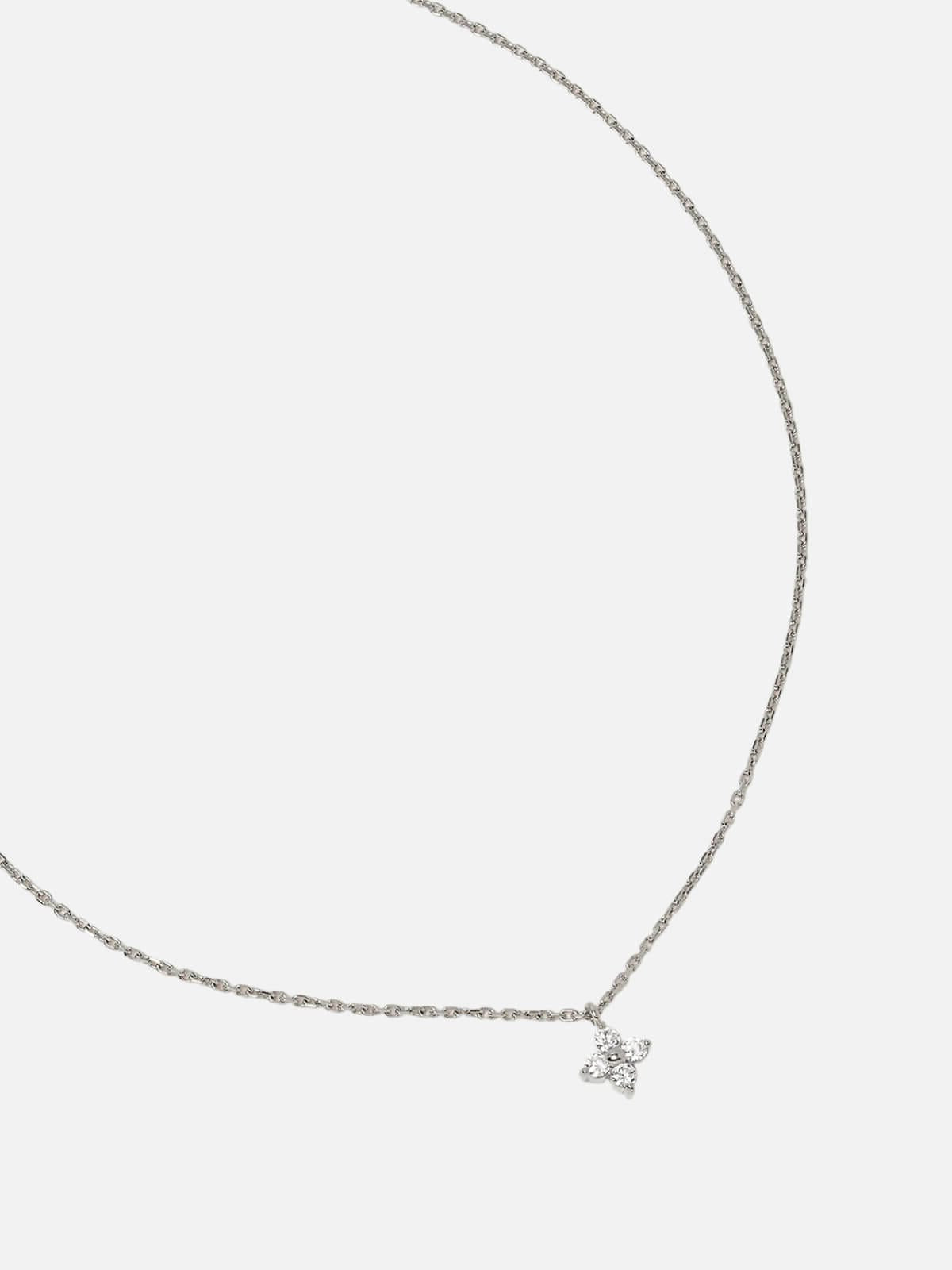 By Charlotte | Sterling Silver Crystal Bloom Necklace | Perlu