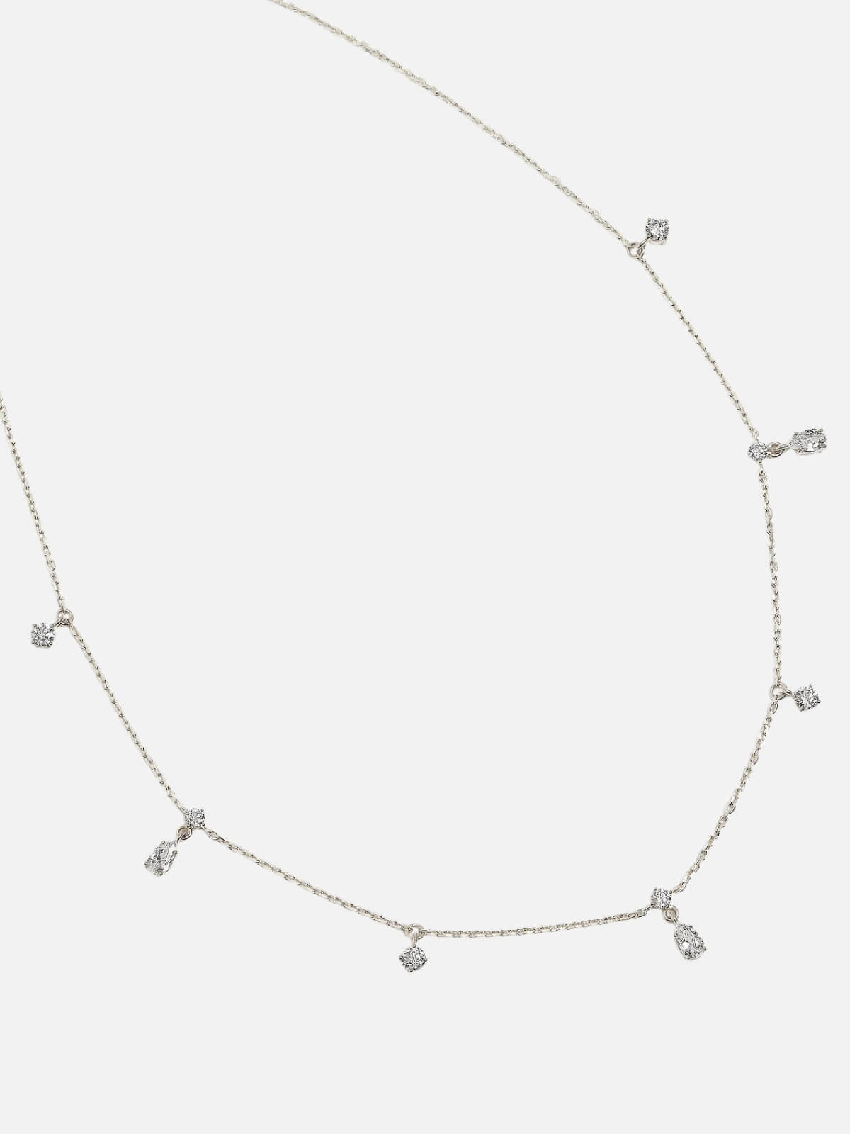 By Charlotte | Sterling Silver No Rain, No Flowers Choker | Perlu