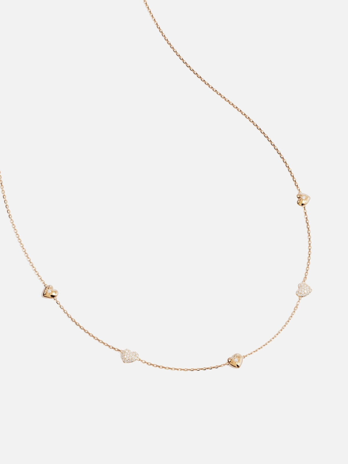 You Have My Heart Charm Choker - 18K Gold