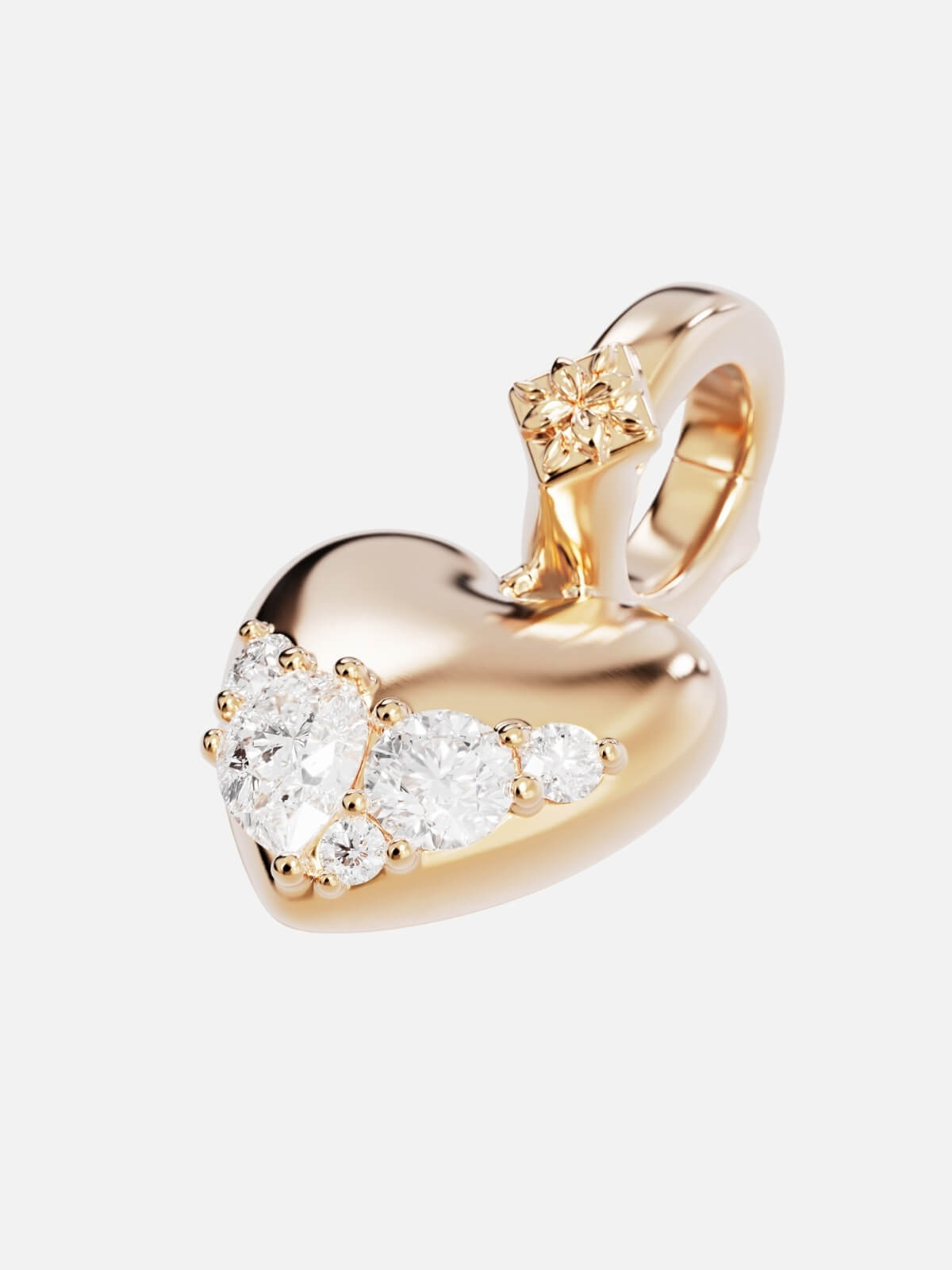 You Have My Heart Pendant - 18K Gold