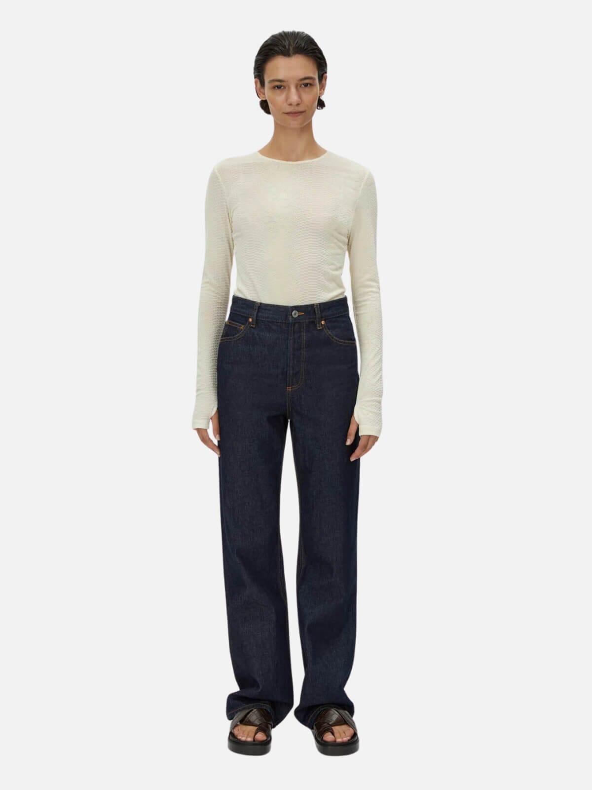 Figue Long Sleeve Top - Ivory Tops Camilla and Marc