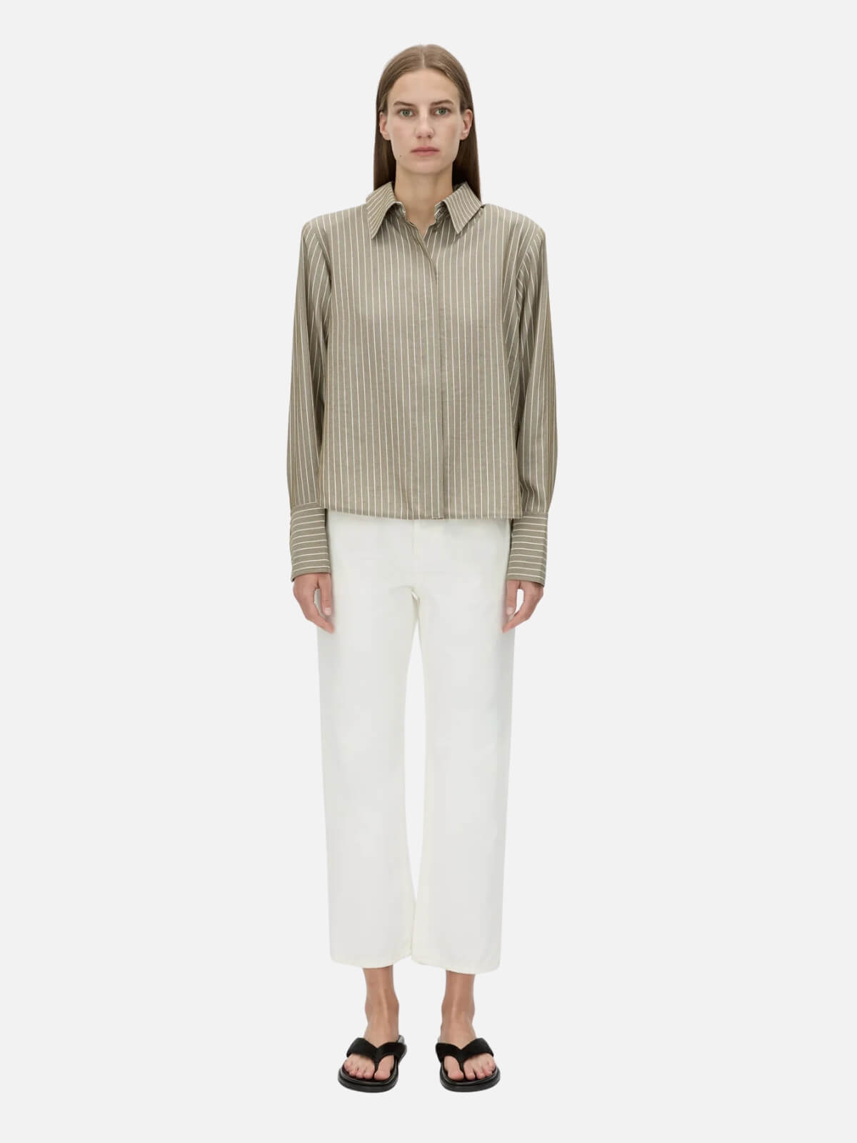 Illias Shirt - Ash Stripe