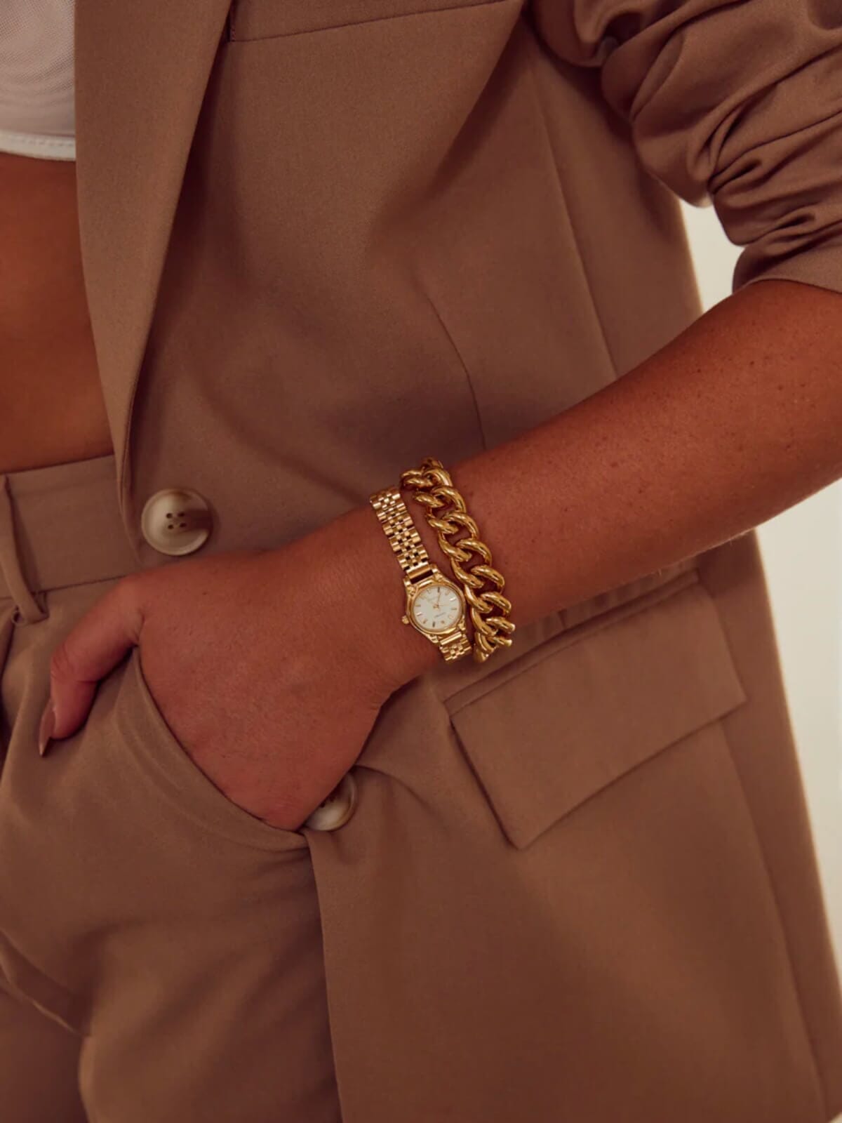 Cendre | Isobel Watch - White | Perlu