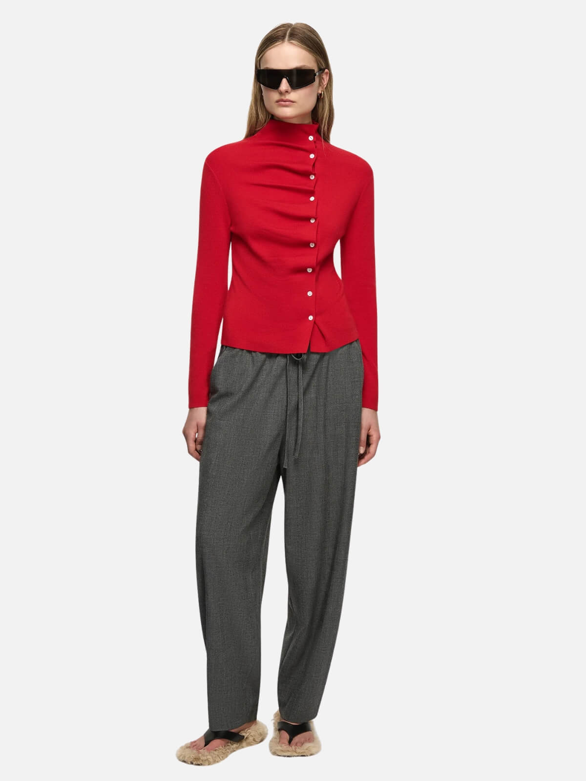 Ellidy Cardigan - Red