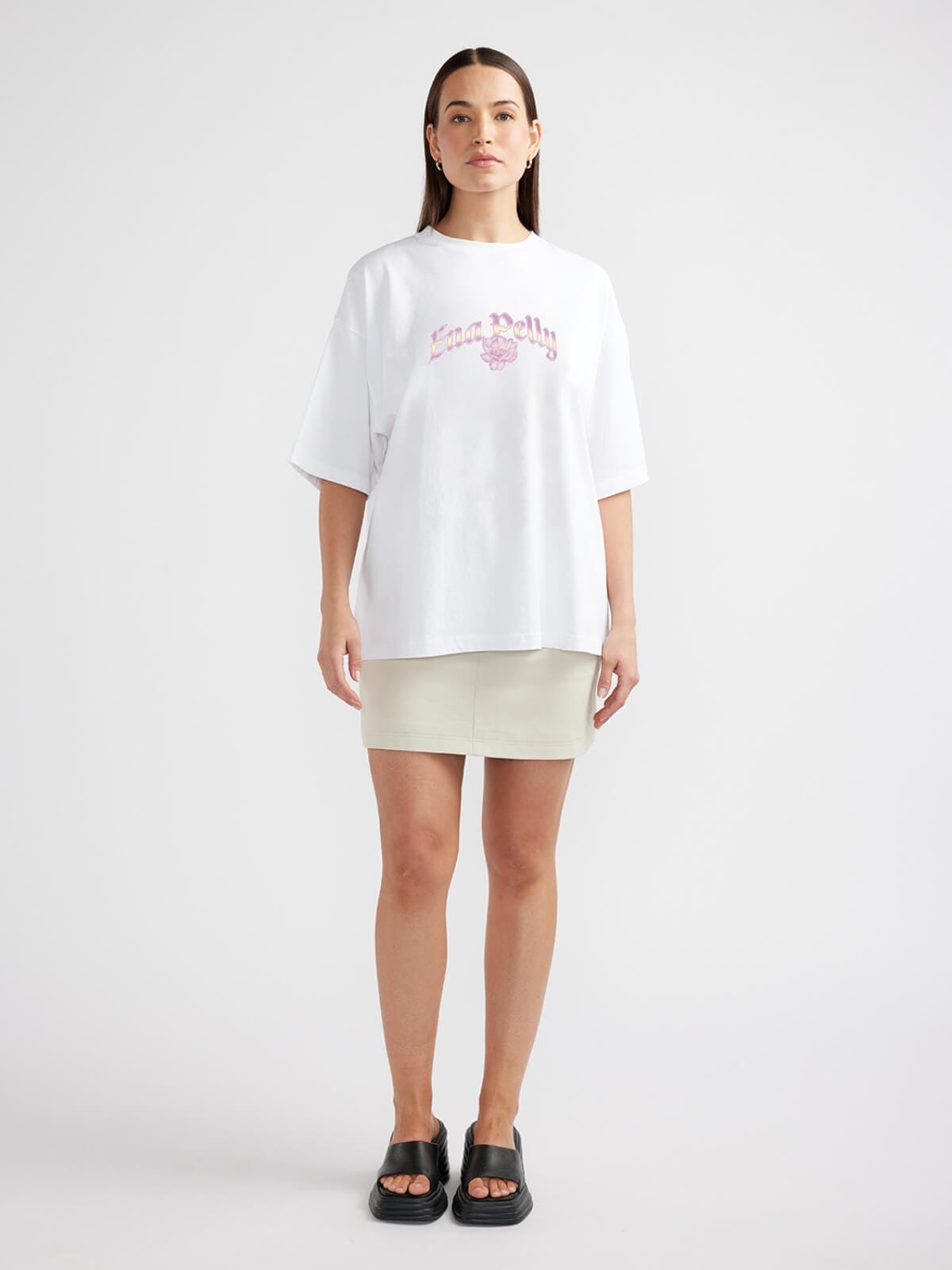 EP Garden Tee - Vintage White Tops Ena Pelly