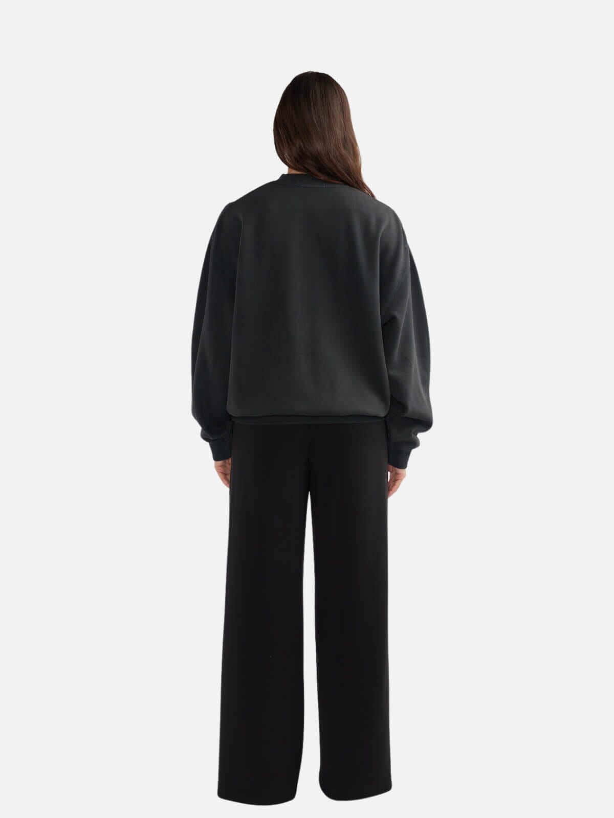 Orchid Sweatshirt - Vintage Black Jumpers & Knitwear Ena Pelly