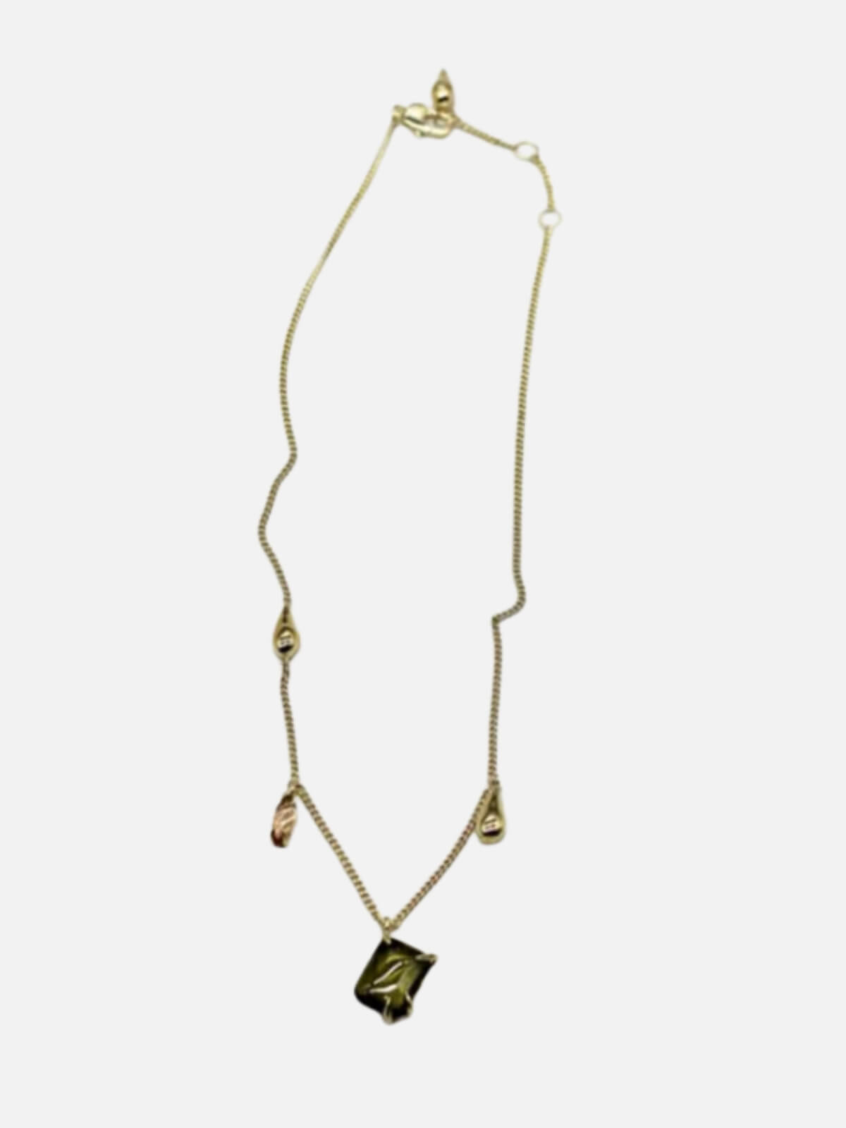 It’s Complicated Gemstone Necklace: Peridot + Citrine