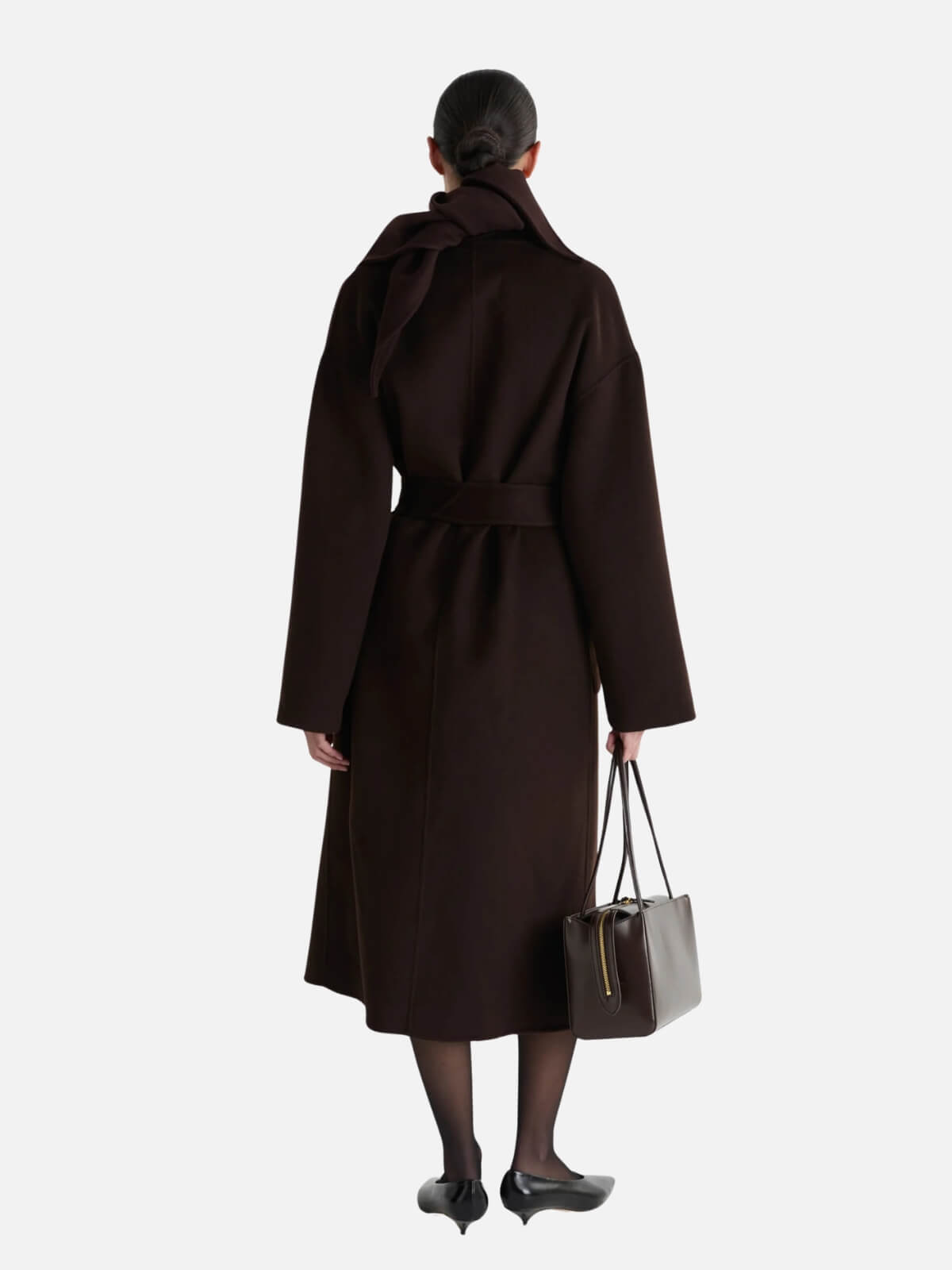 The Camilla Coat - Chocolate Cashmere Blend