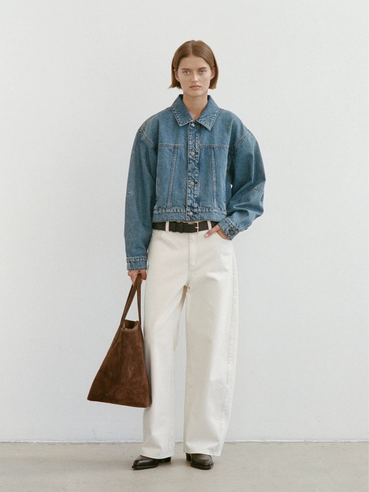 The Laura Jacket - Blue Denim