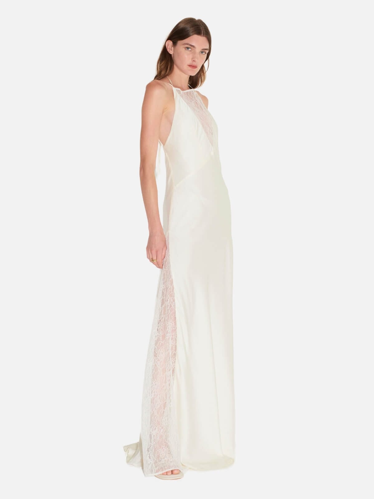 Hansen & Gretel | Arie Lace Dress - Ivory | Perlu