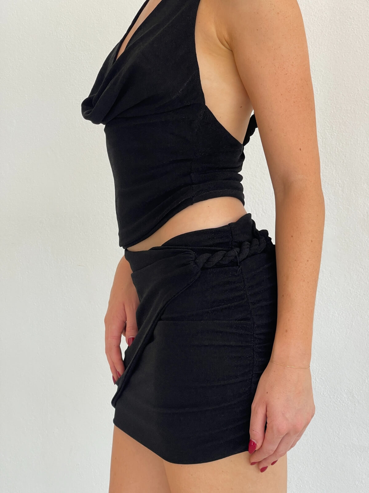 Elowen Mini Skirt - Black