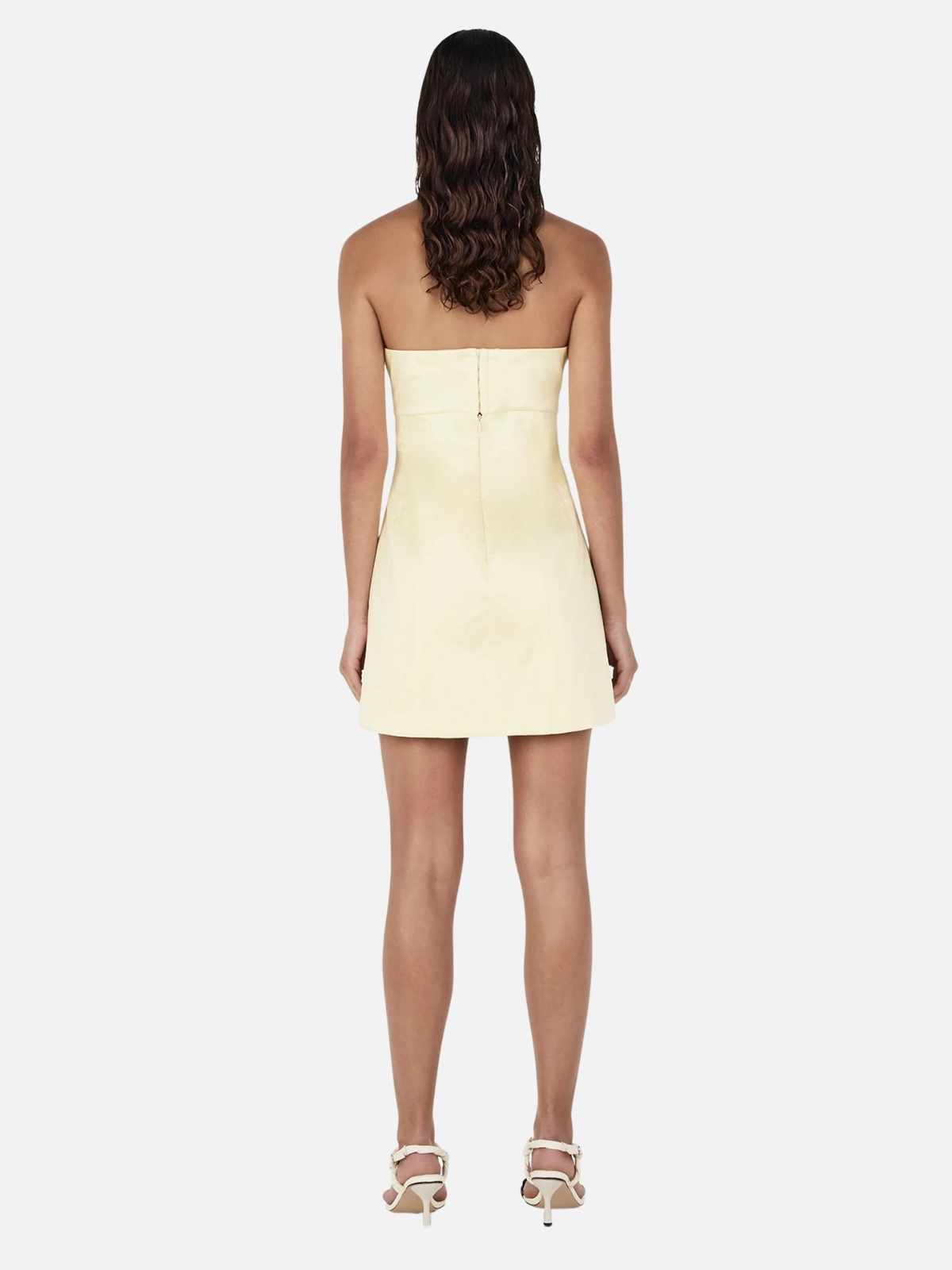 Maggie Taffeta Dress - Butter