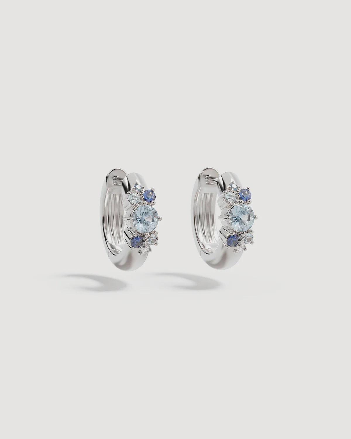 Sterling Silver I Breathe, I Become Hoops