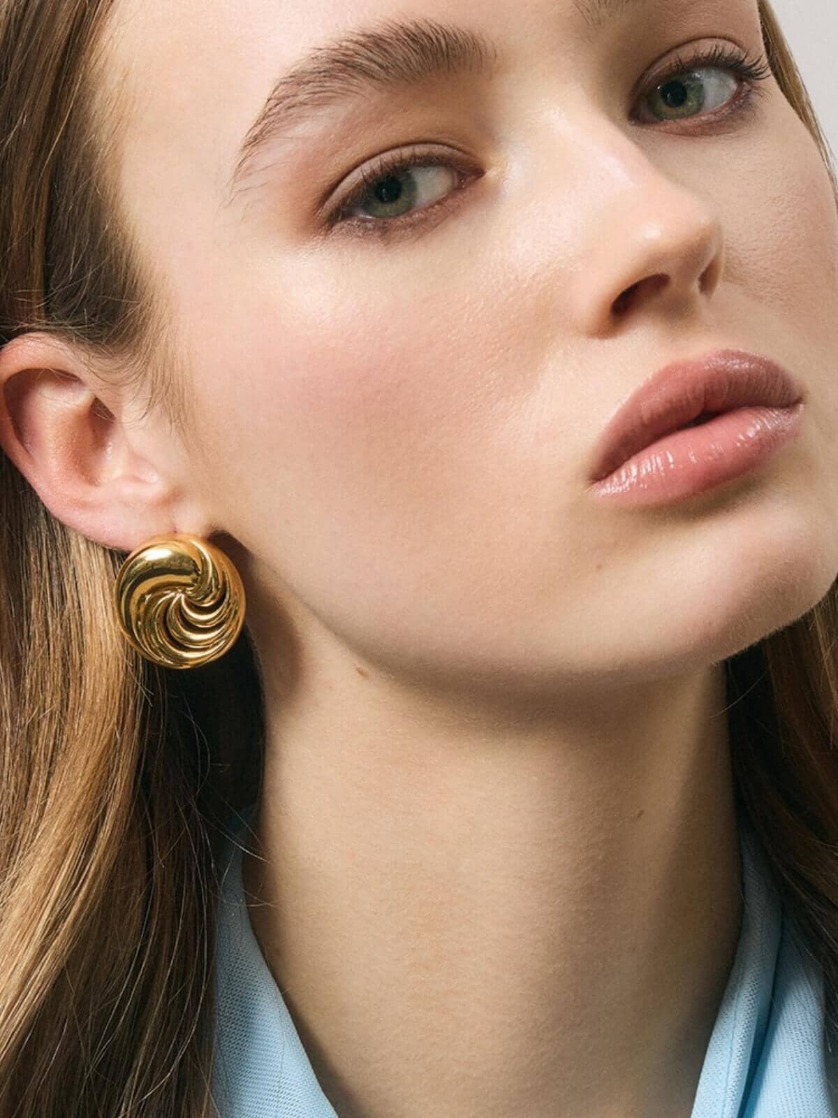 Anna Earrings - Gold Earrings Jolie & Deen