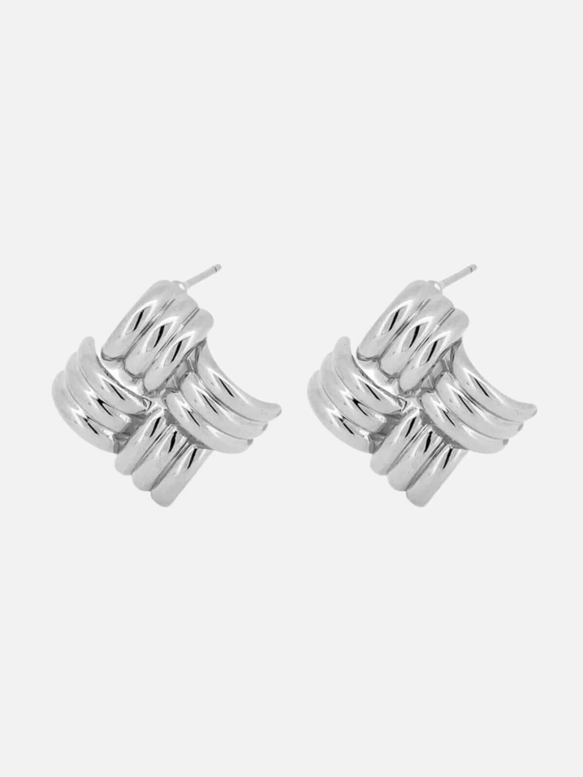 Jolie & Deen | Coco Earrings - Silver | Perlu