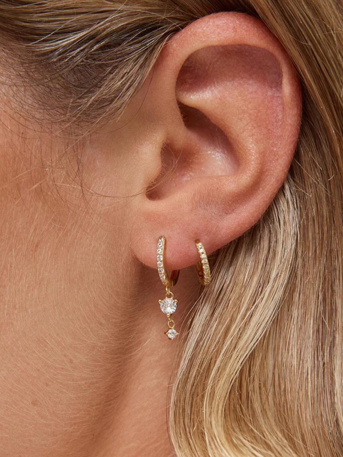 Jolie & Deen | Rachel Sleepers - Gold Crystal | Perlu