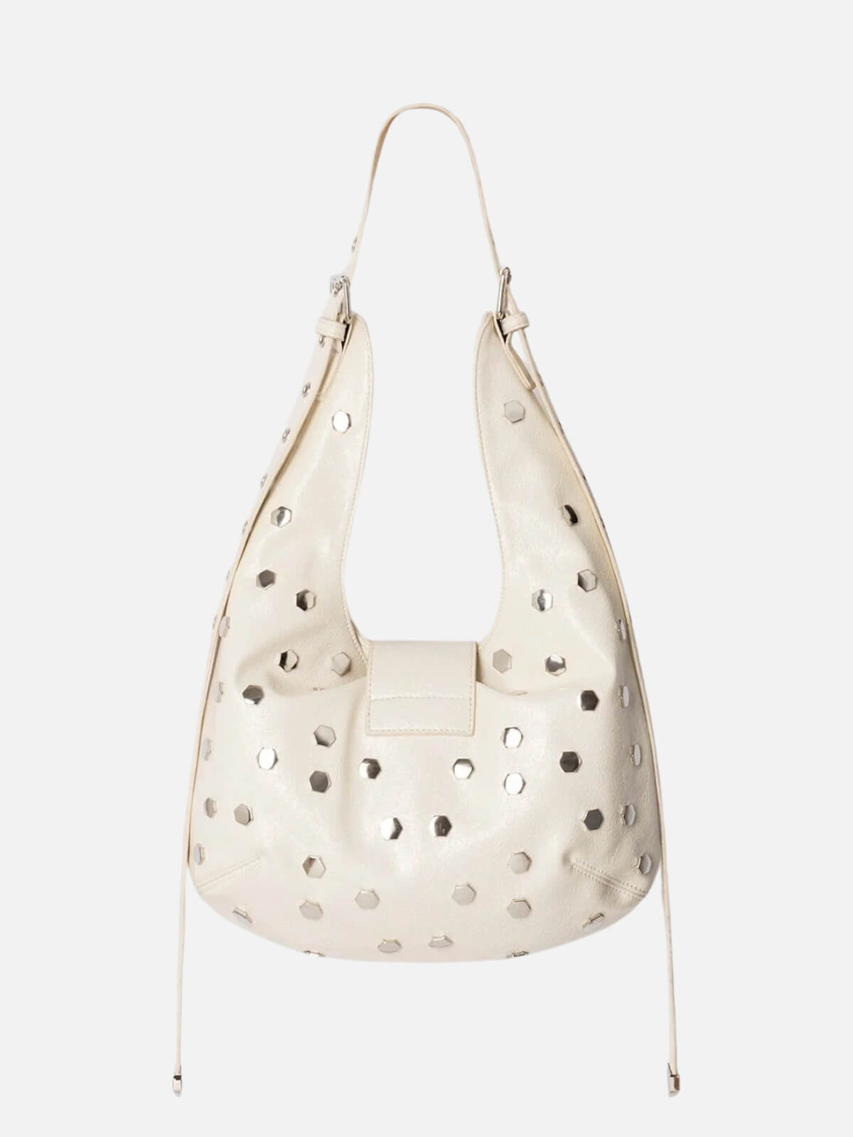 Vixen Studs Bag - Ecru