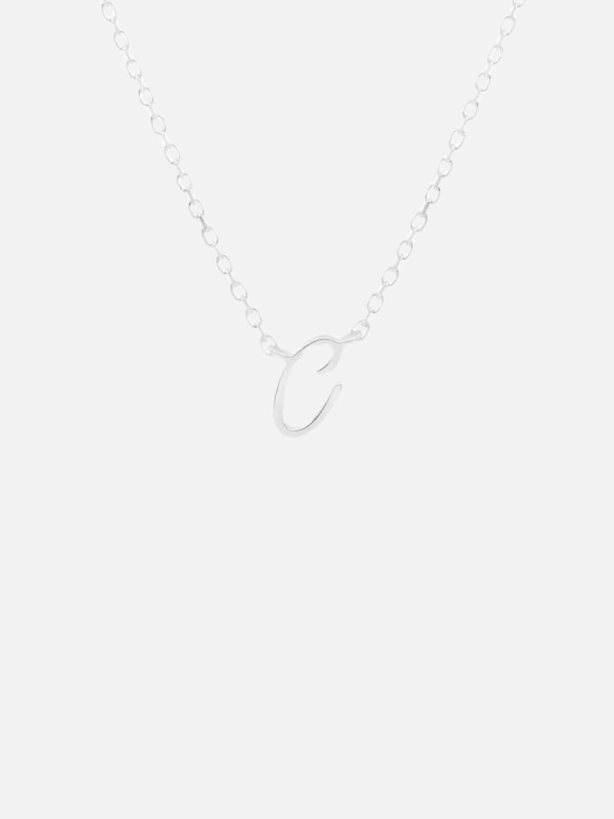 Love Letter Necklace - Silver Necklaces By Charlotte