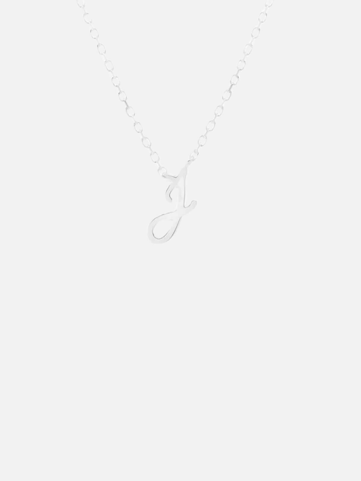 Love Letter Necklace - Silver Necklaces By Charlotte