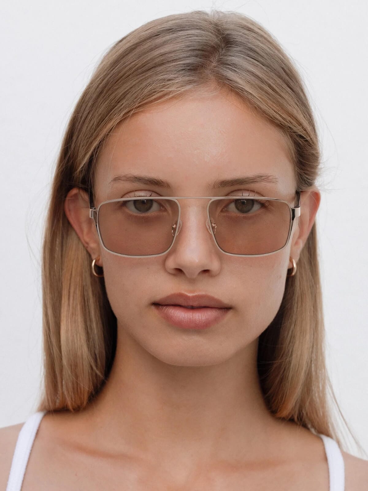 Billie - Tan Sunglasses Lu Goldie
