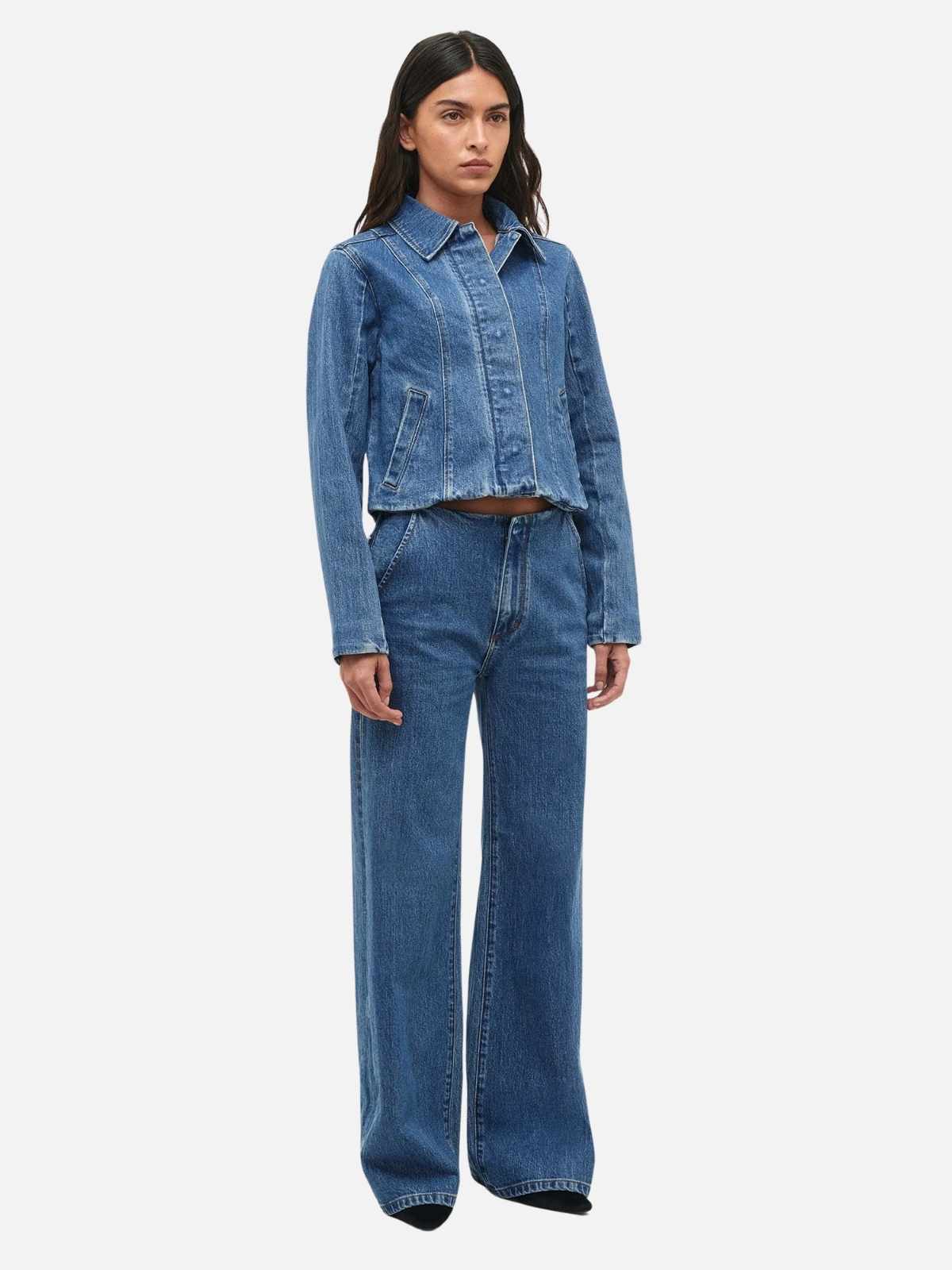 Eva Wide Vivid Indigo -Mid Vintage Indigo