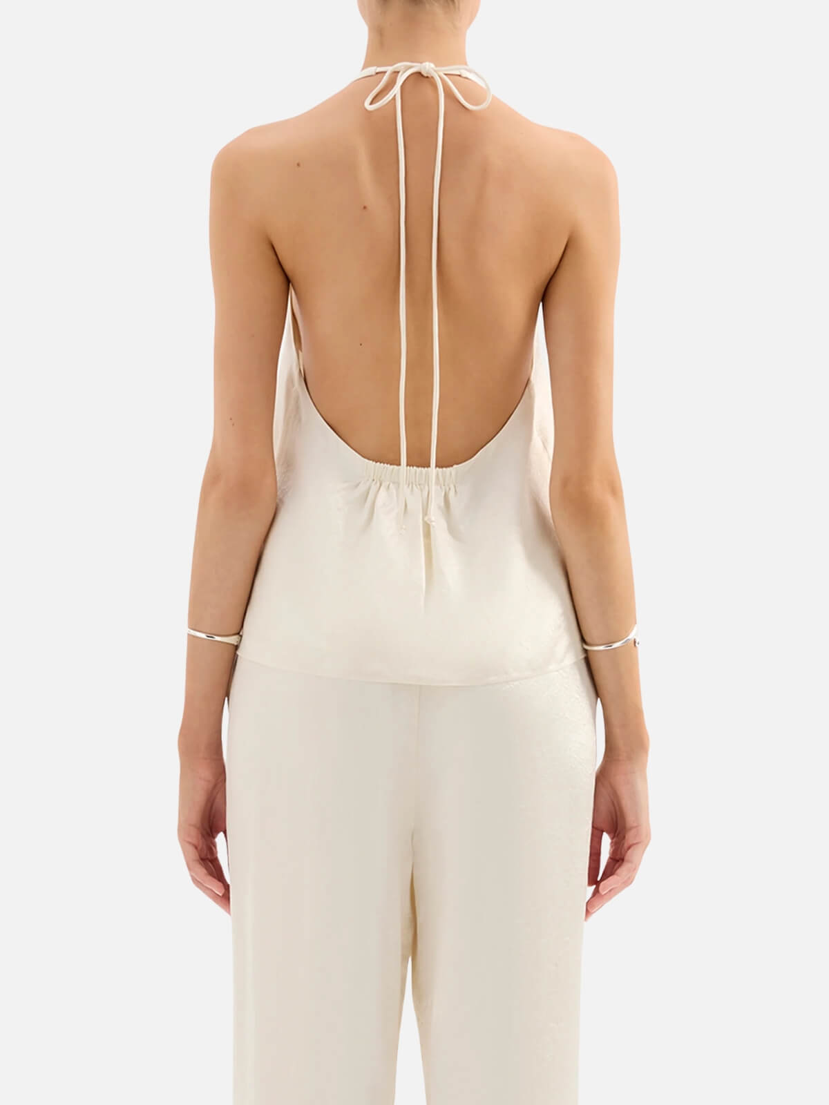 Ana Halter Top - Pearl