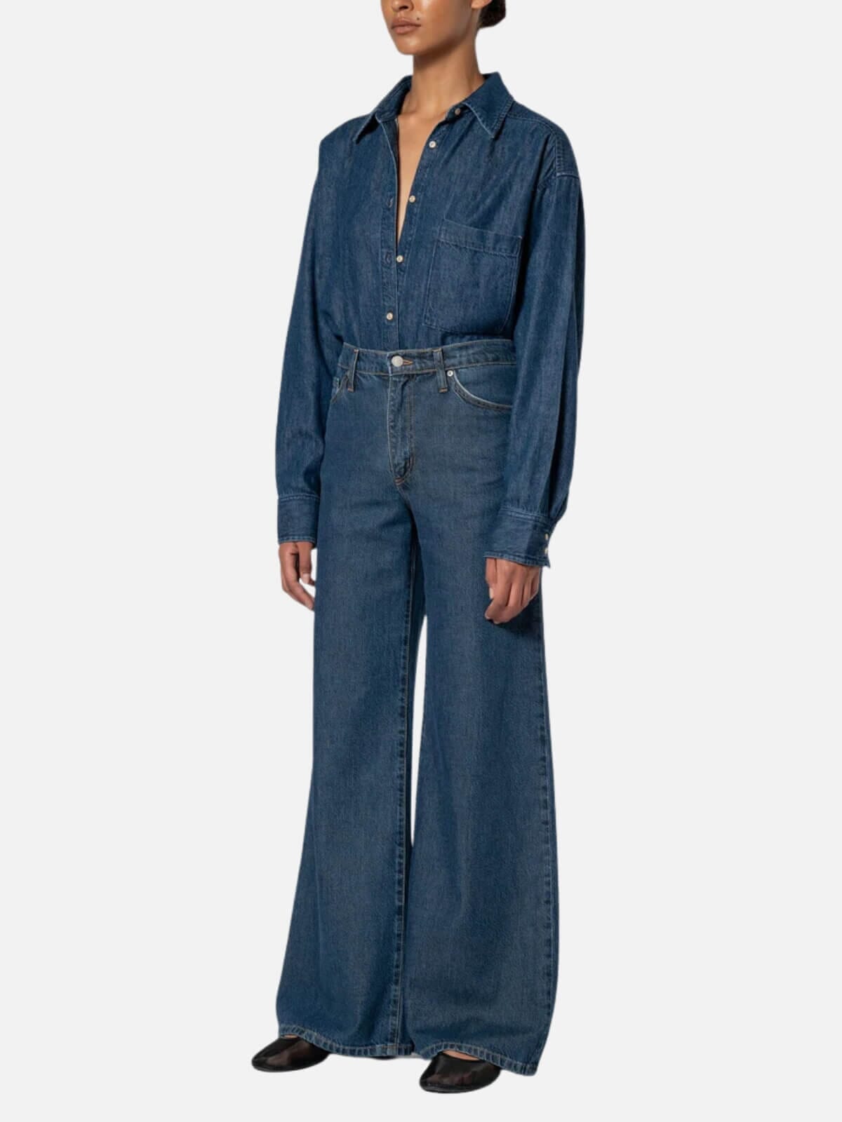 Carly Jean - Soft Steel Jeans Nobody Denim