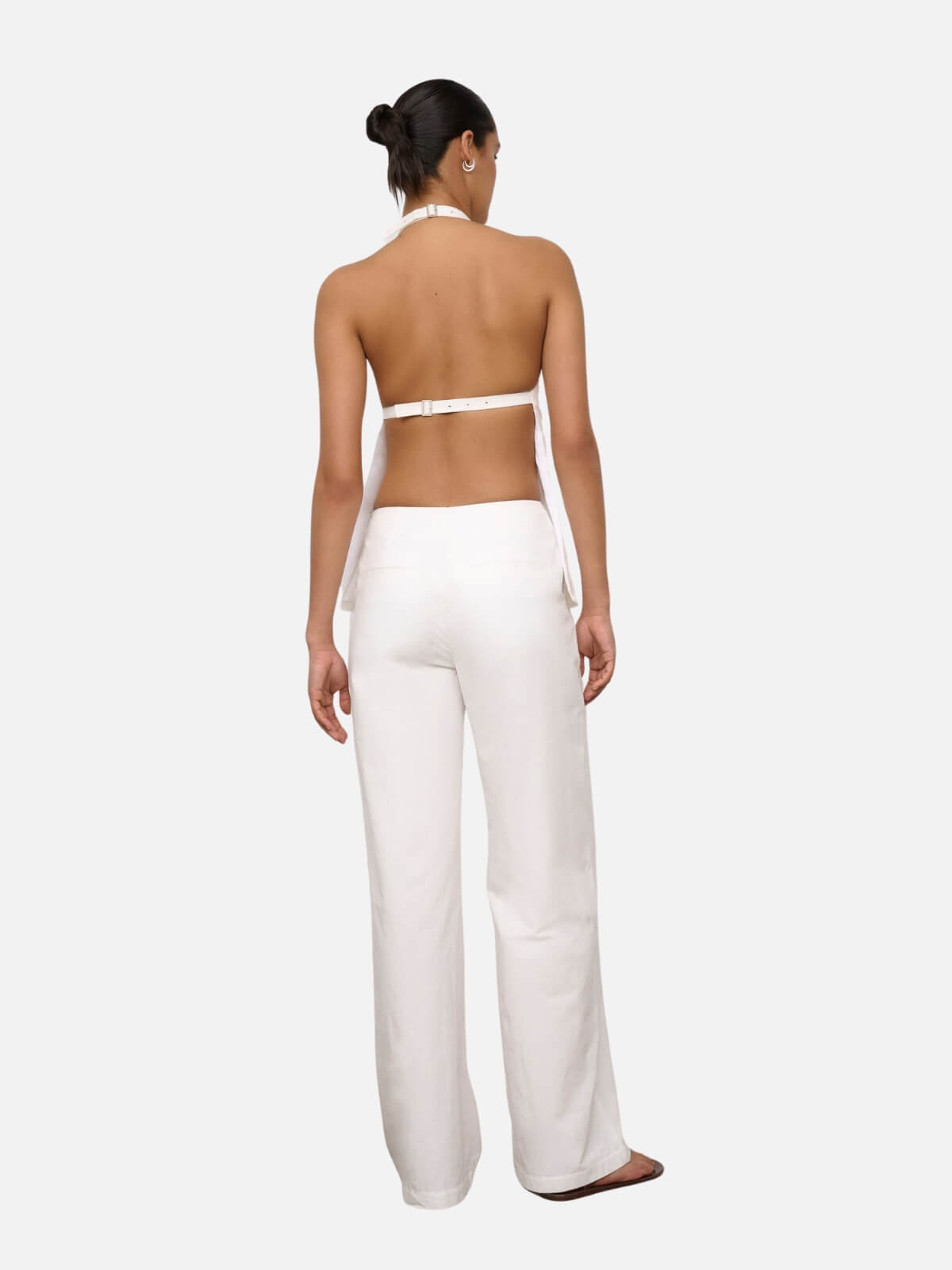 August Halter Top - White