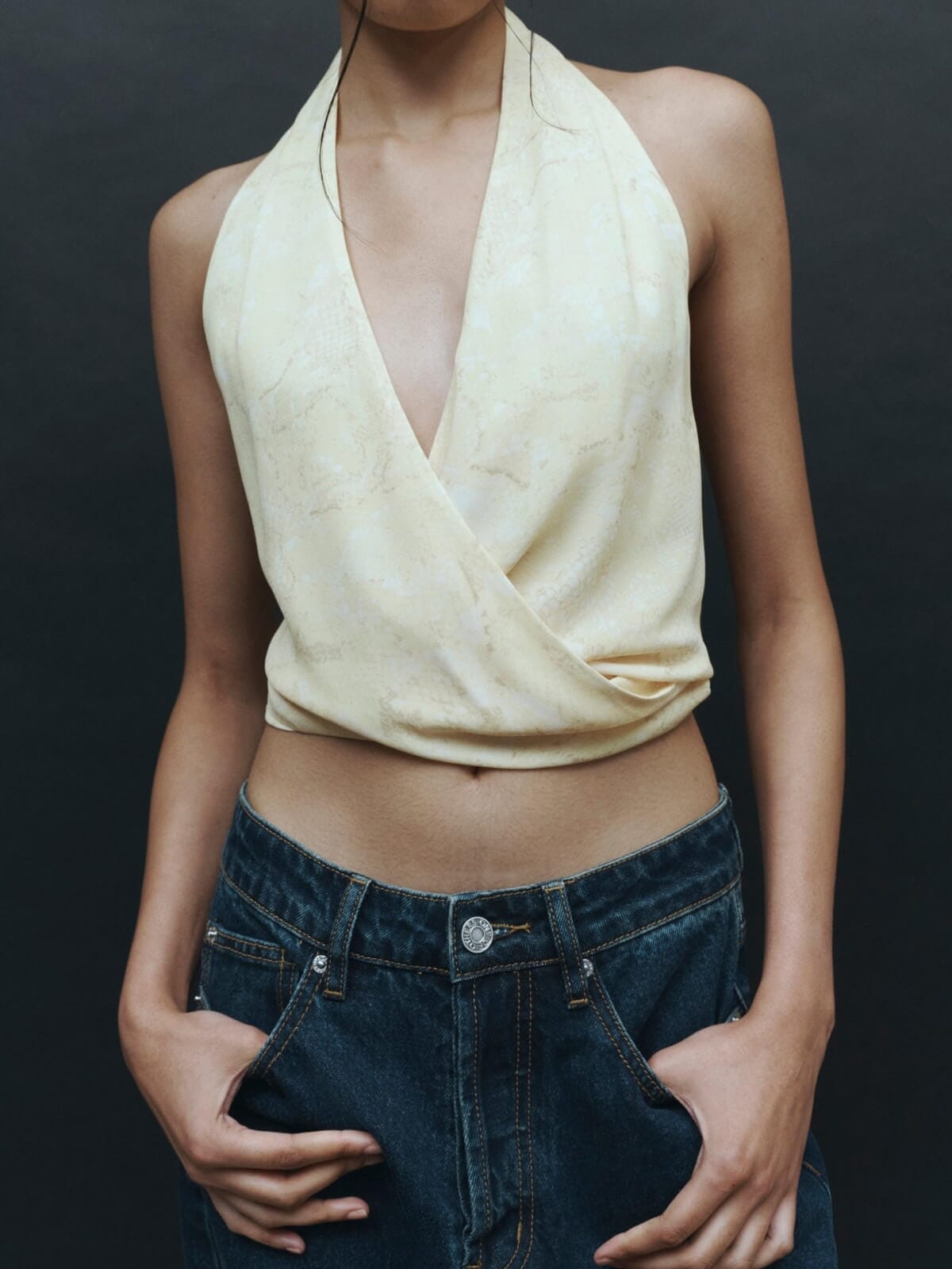 Gisele Top - Limone Serpente Tops One Of Others