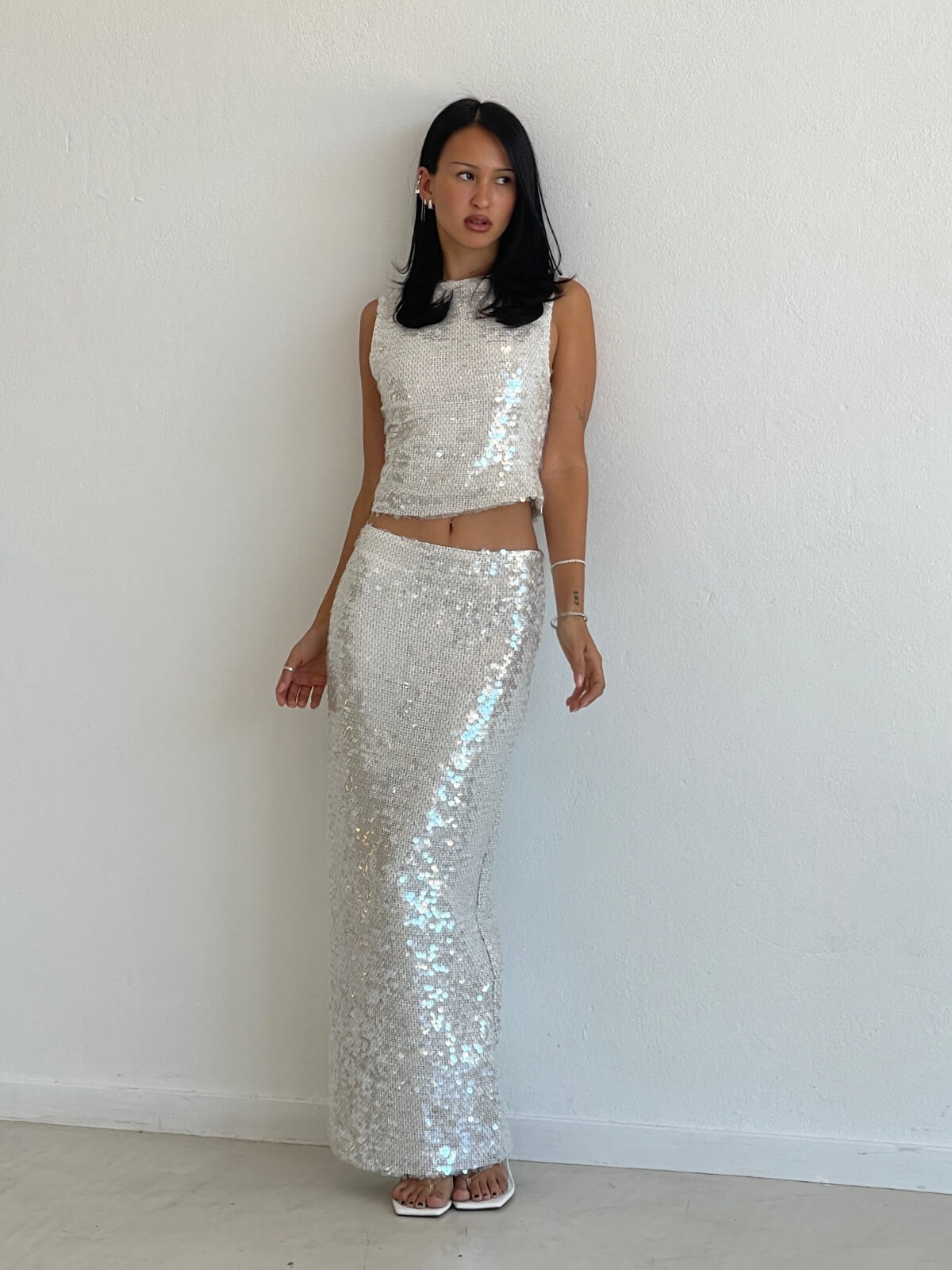 Kane Skirt - Salt