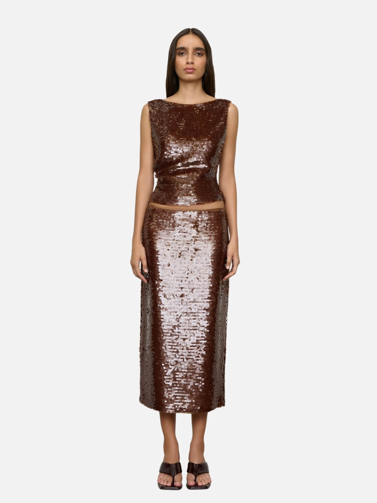 One Of Others | Kane Top - Coffee | Perlu