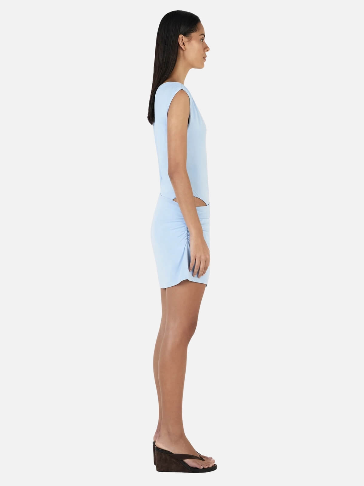Frida Mini Dress - Sky Blue