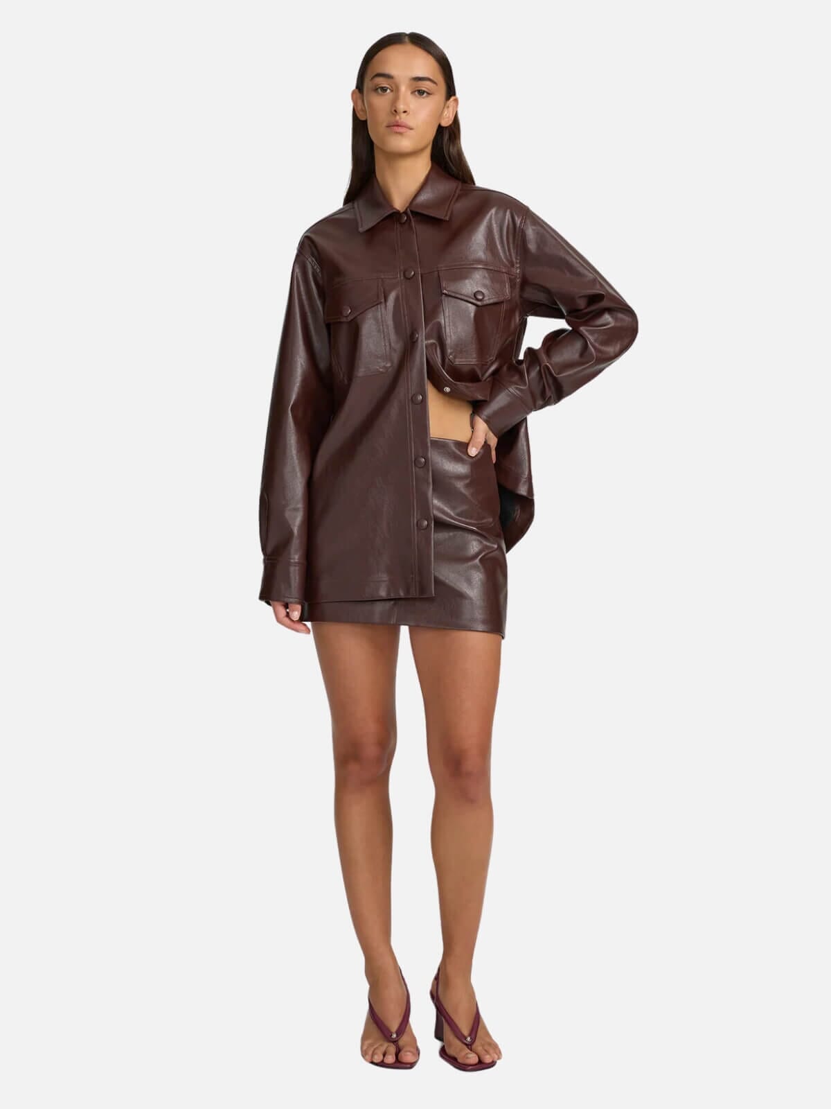 Morriset Mini Skirt - Cherry Cola Skirts Ownley