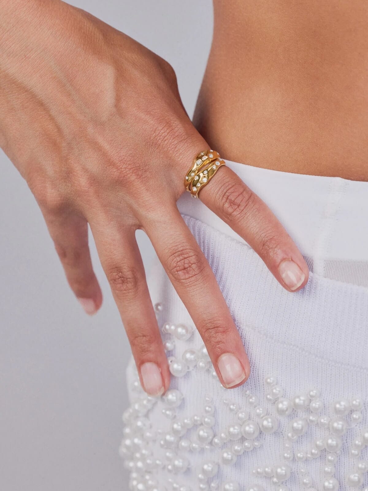 Mali Ring Set - Clear Rings Porter