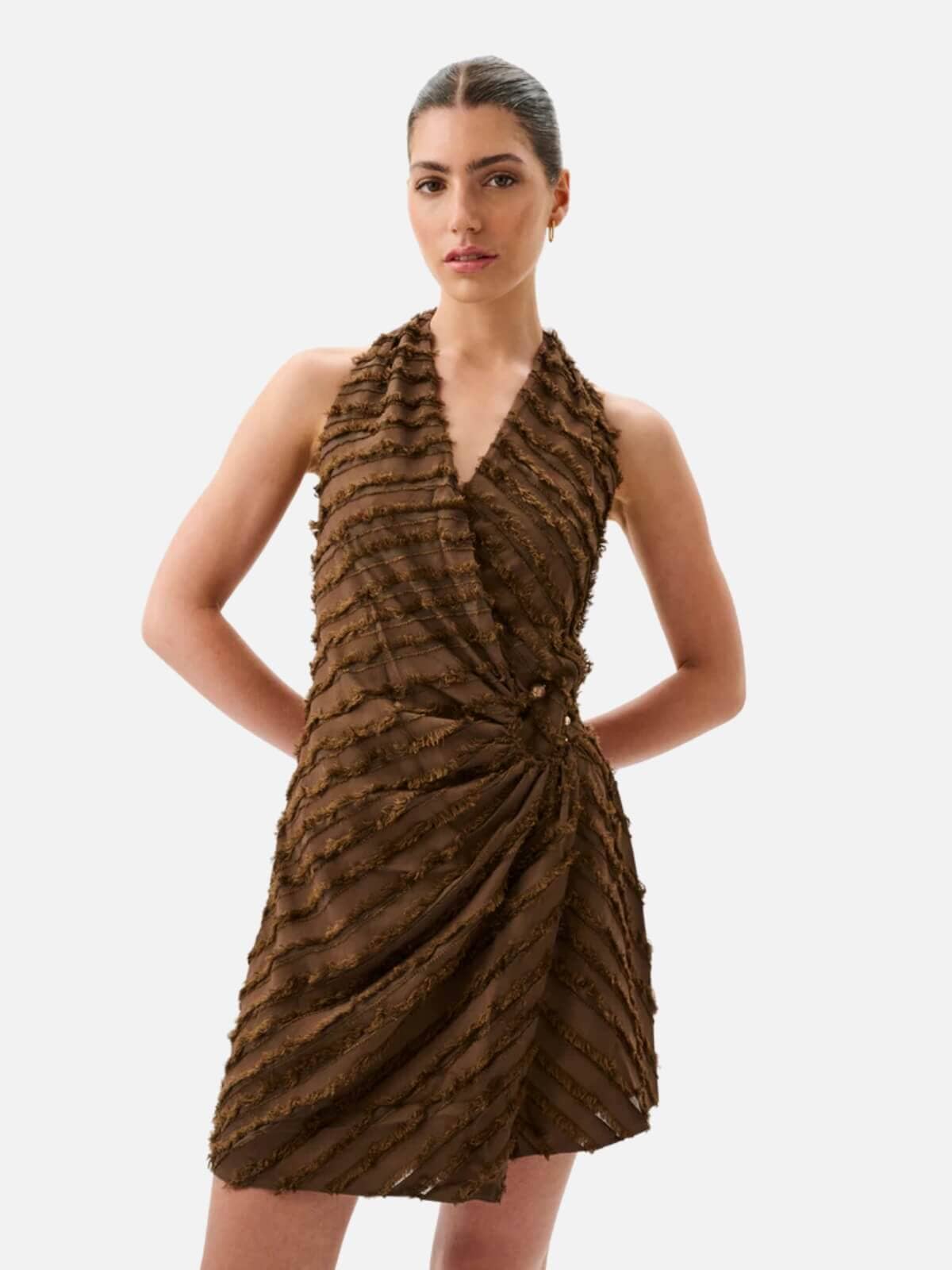 Wynona Dress - Mocha Dresses & Jumpsuits Roame