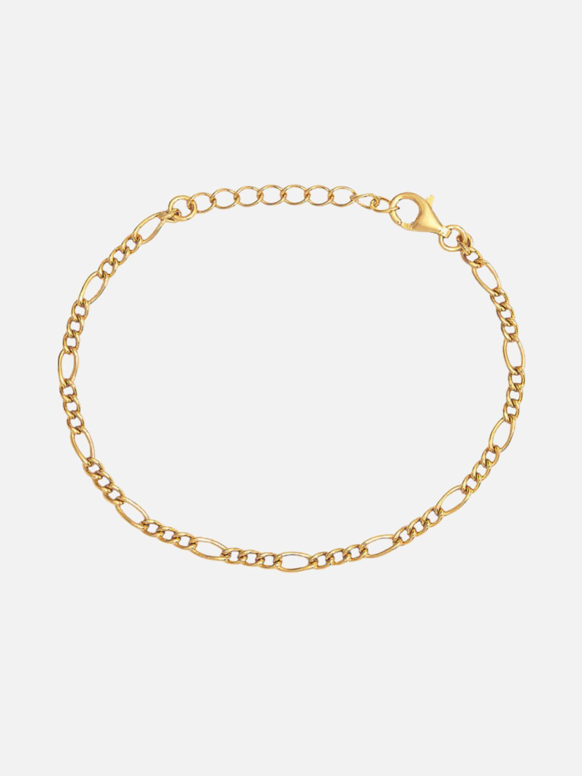 Saint Valentine | Figaro Chain Bracelet - Gold | Perlu