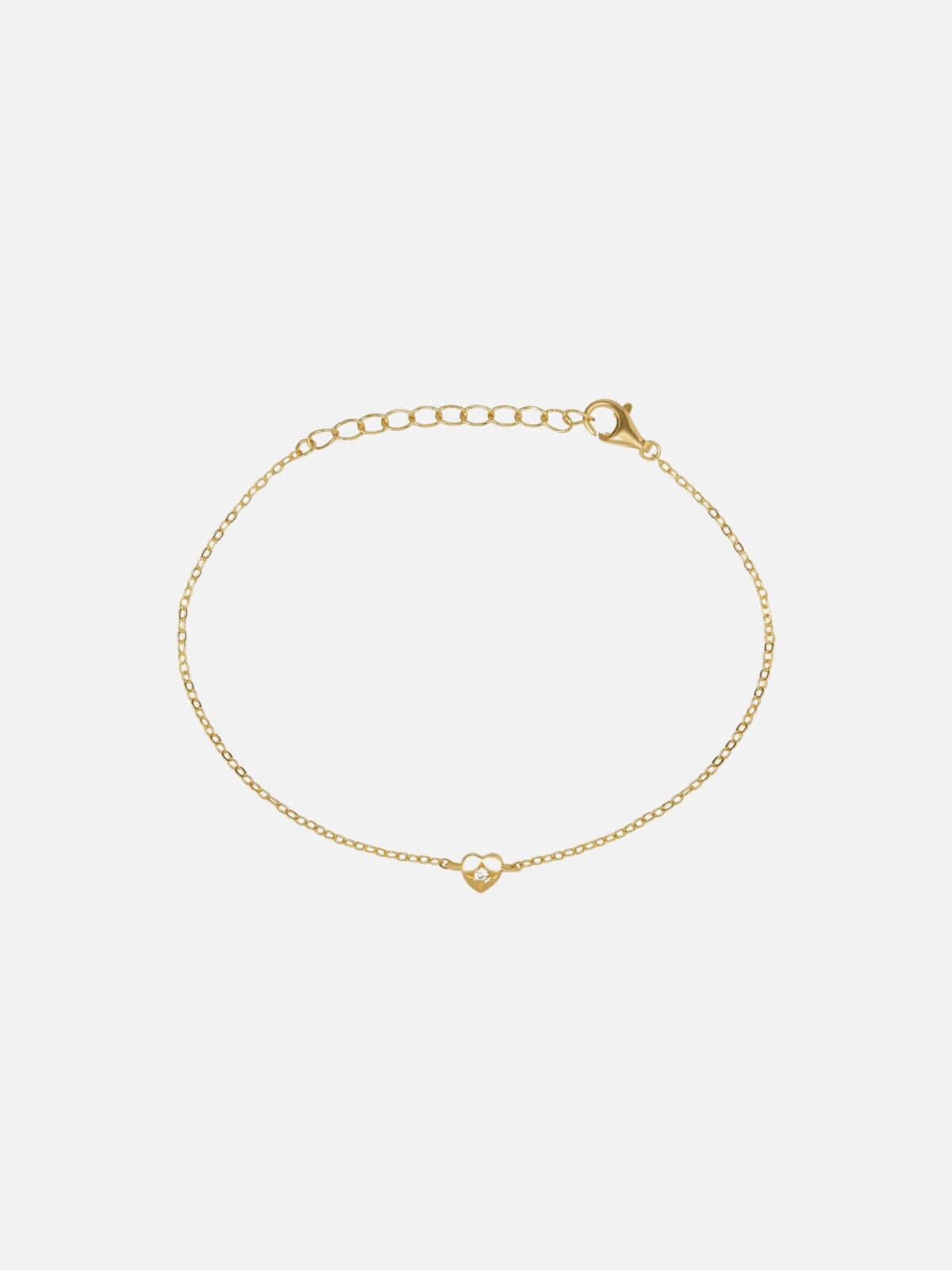 Saint Valentine | Mini Heart Bracelet - Gold | Perlu
