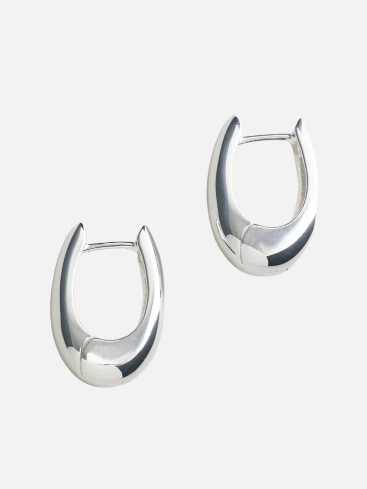 Paolo Hoops - Silver Earrings Saint Valentine