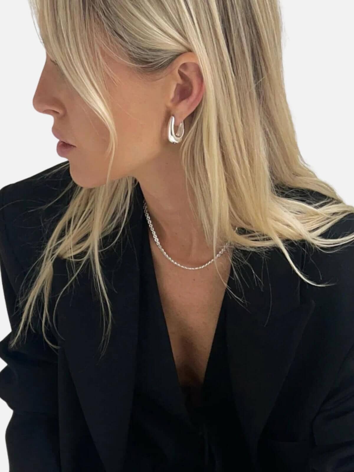 Paolo Hoops - Silver Earrings Saint Valentine