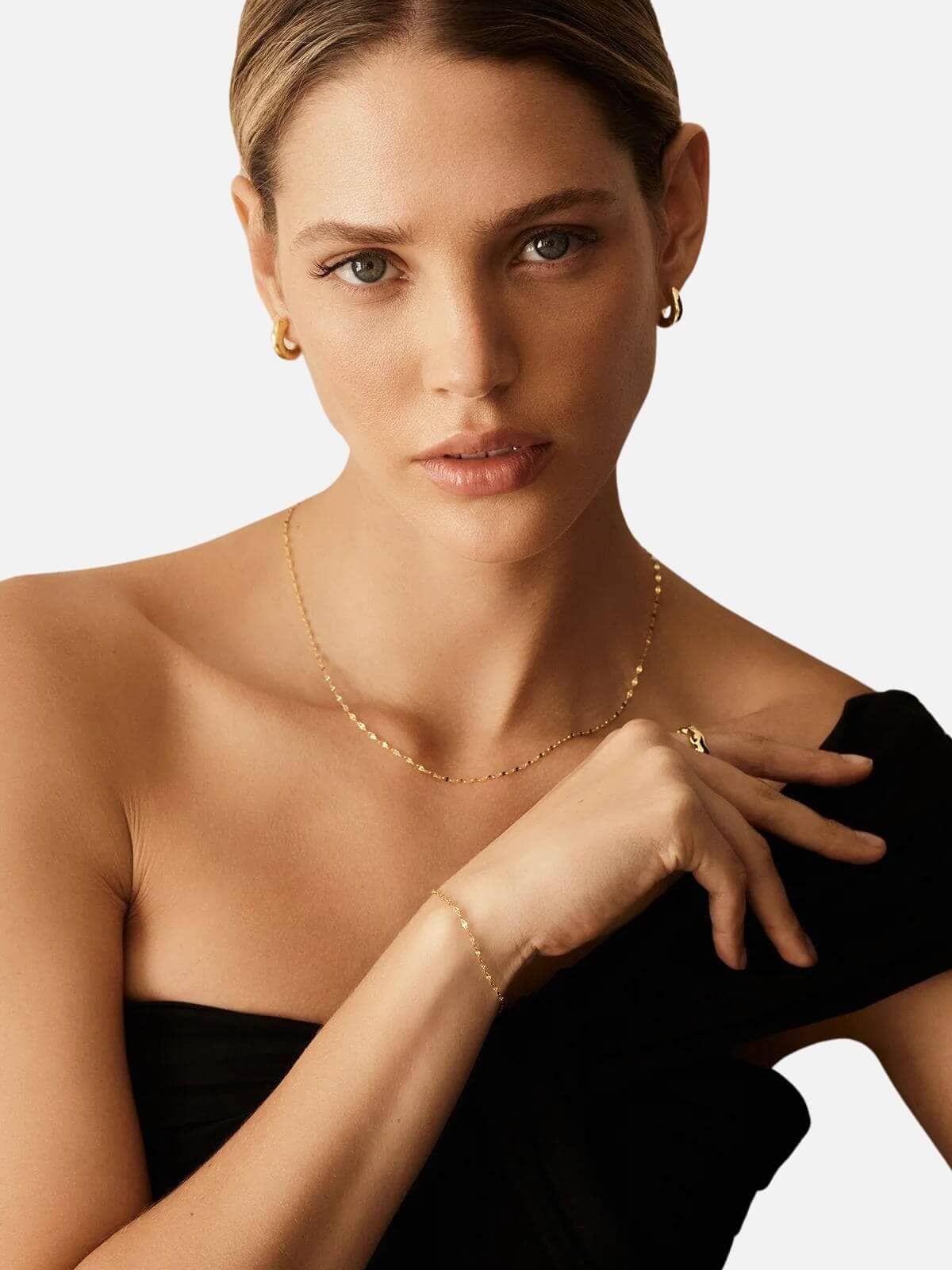 Saint Valentine | Riviera Fine Bracelet - Gold | Perlu
