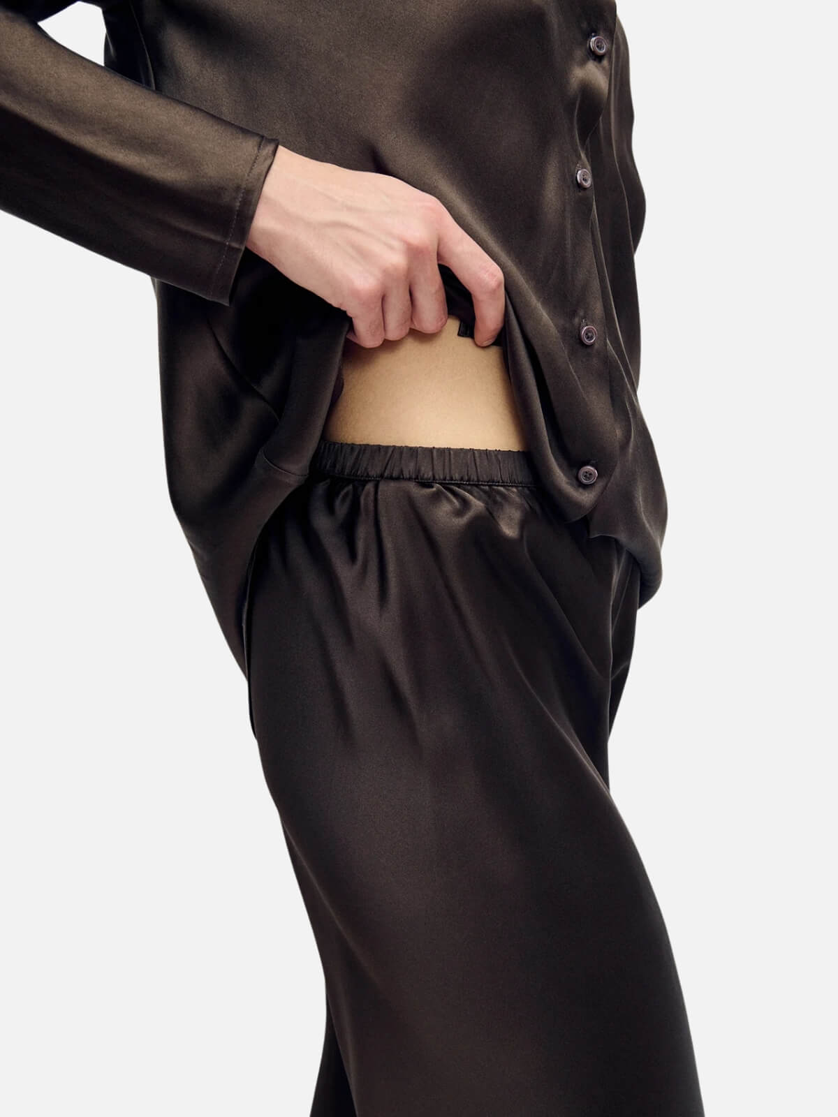 Bias Cut Pants - Mantis