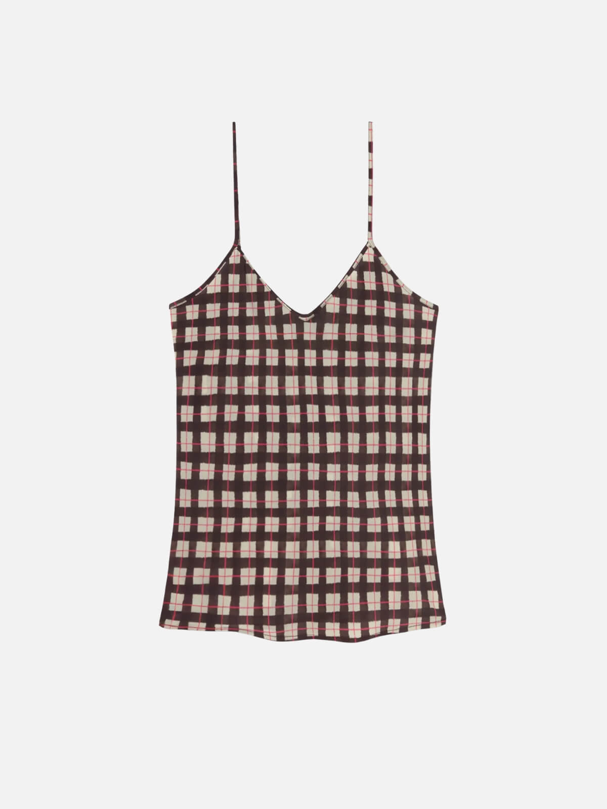 CDC Bias Cut Cami - Luna Gingham