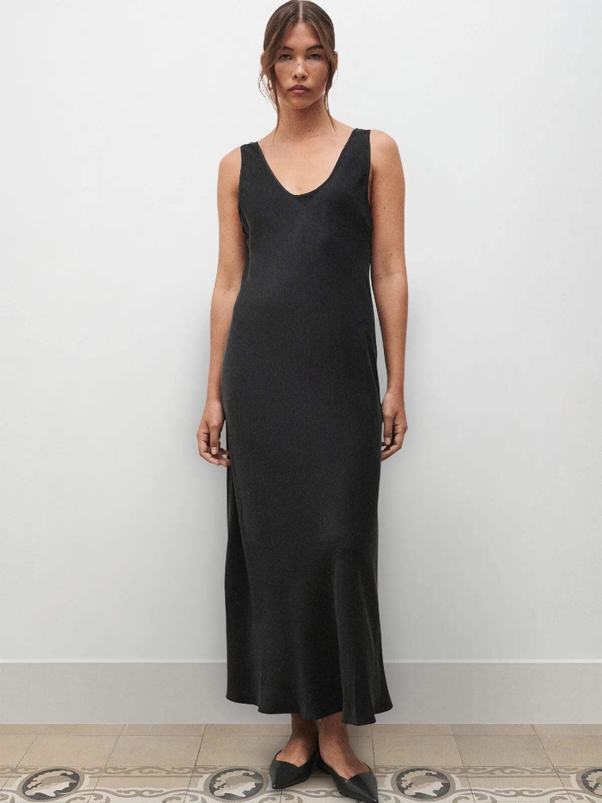 Scoop Neck Dress - Black Dresses & Jumpsuits Silk Laundry