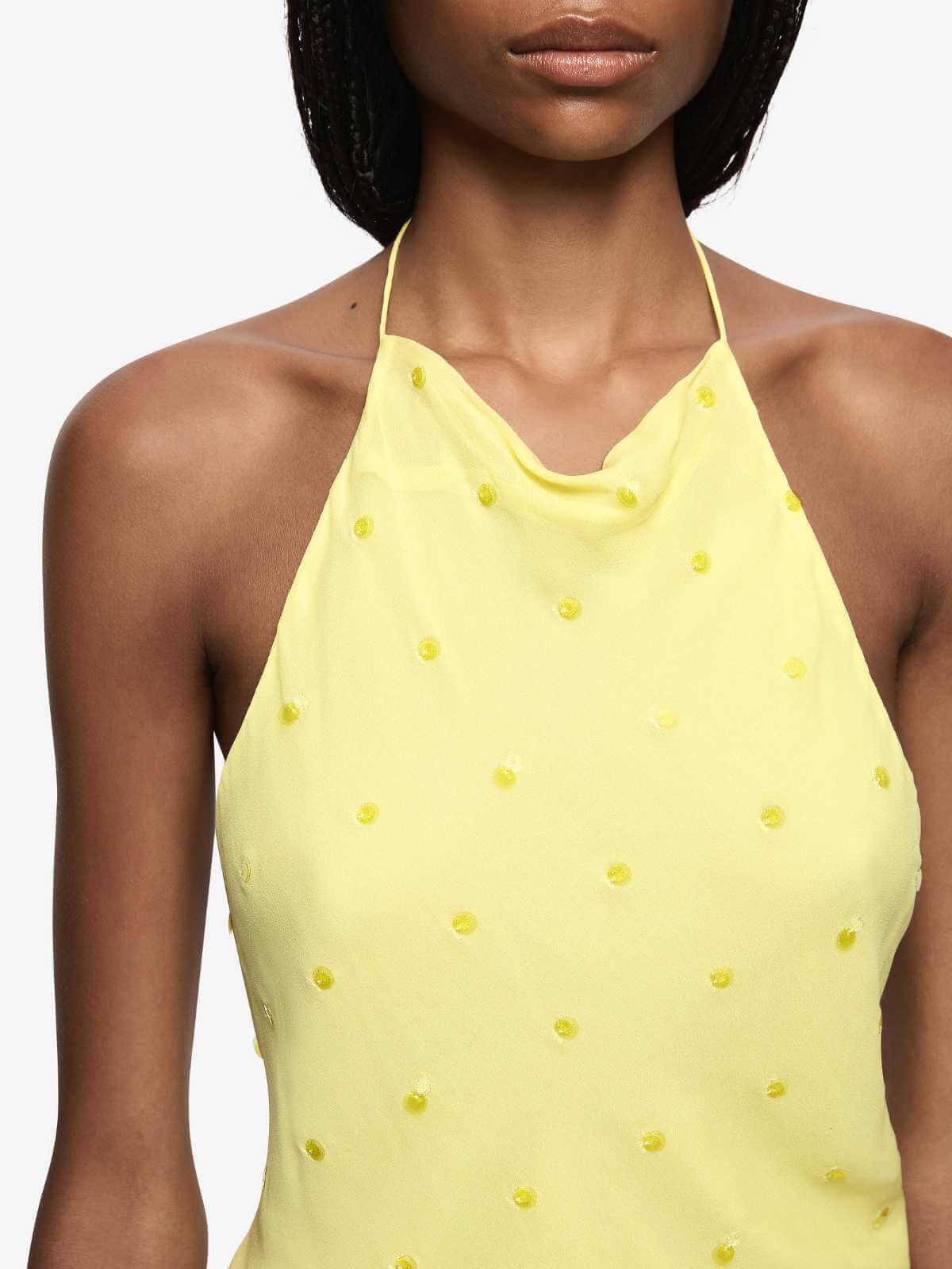 Solace Halter Top - Citrus