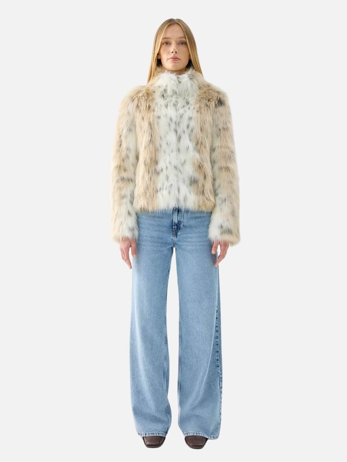 Wild Dream Jacket - Snow Leopard Coats & Jackets Unreal Fur
