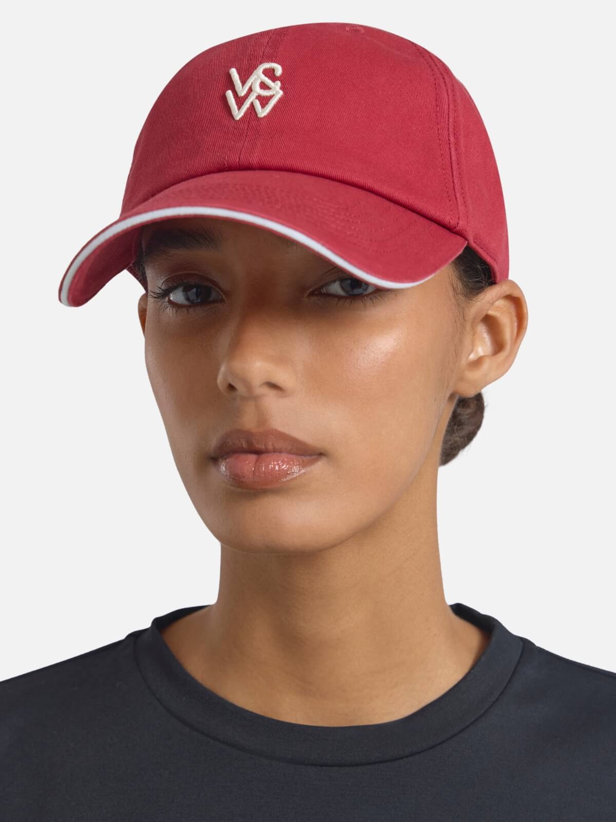 V&W Tipped Cap - Scarlet