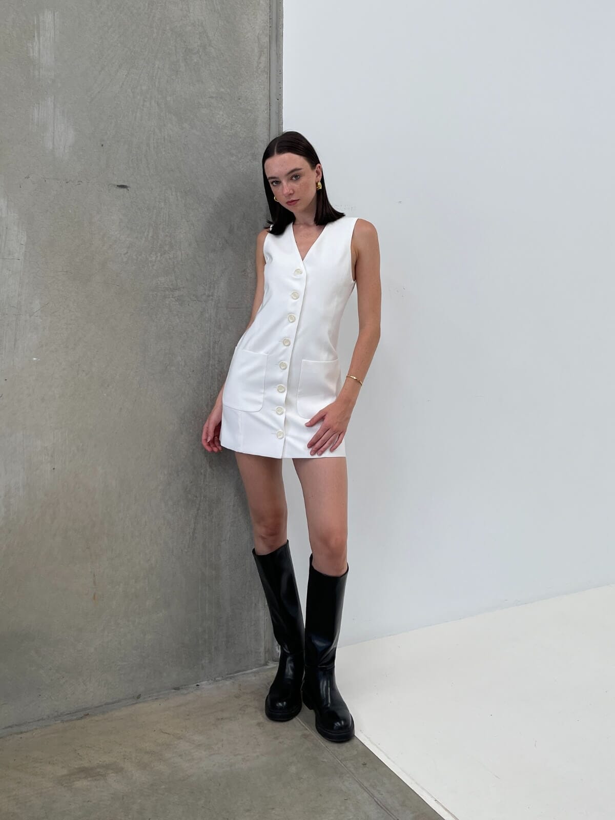 Cascade Dress - Ivory Dresses & Jumpsuits Viktoria & Woods
